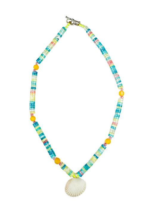 Tribal Shell Necklace | Charleston | Final Sale
