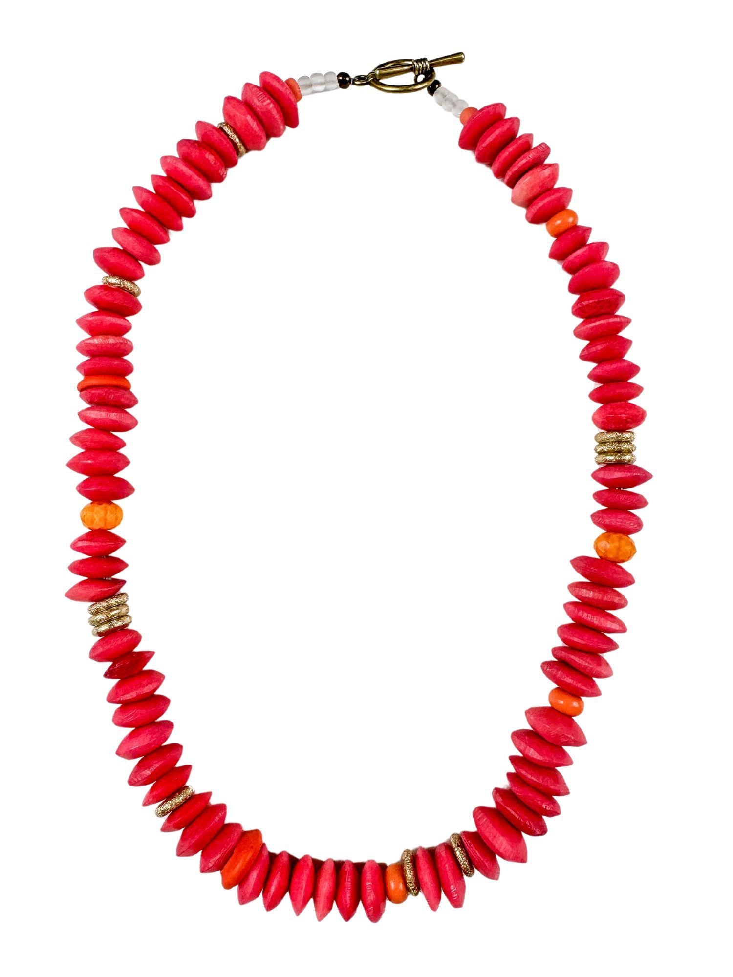 Classic Necklace | Hot Pink