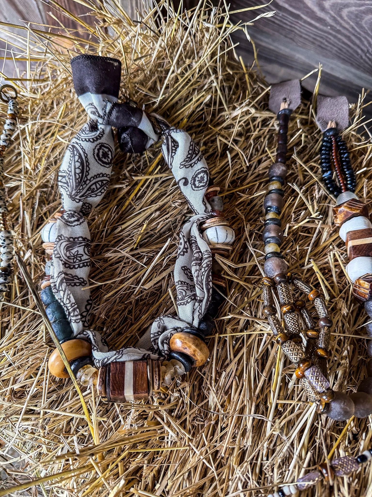 Beaded Bandana Necklace | Equestrian