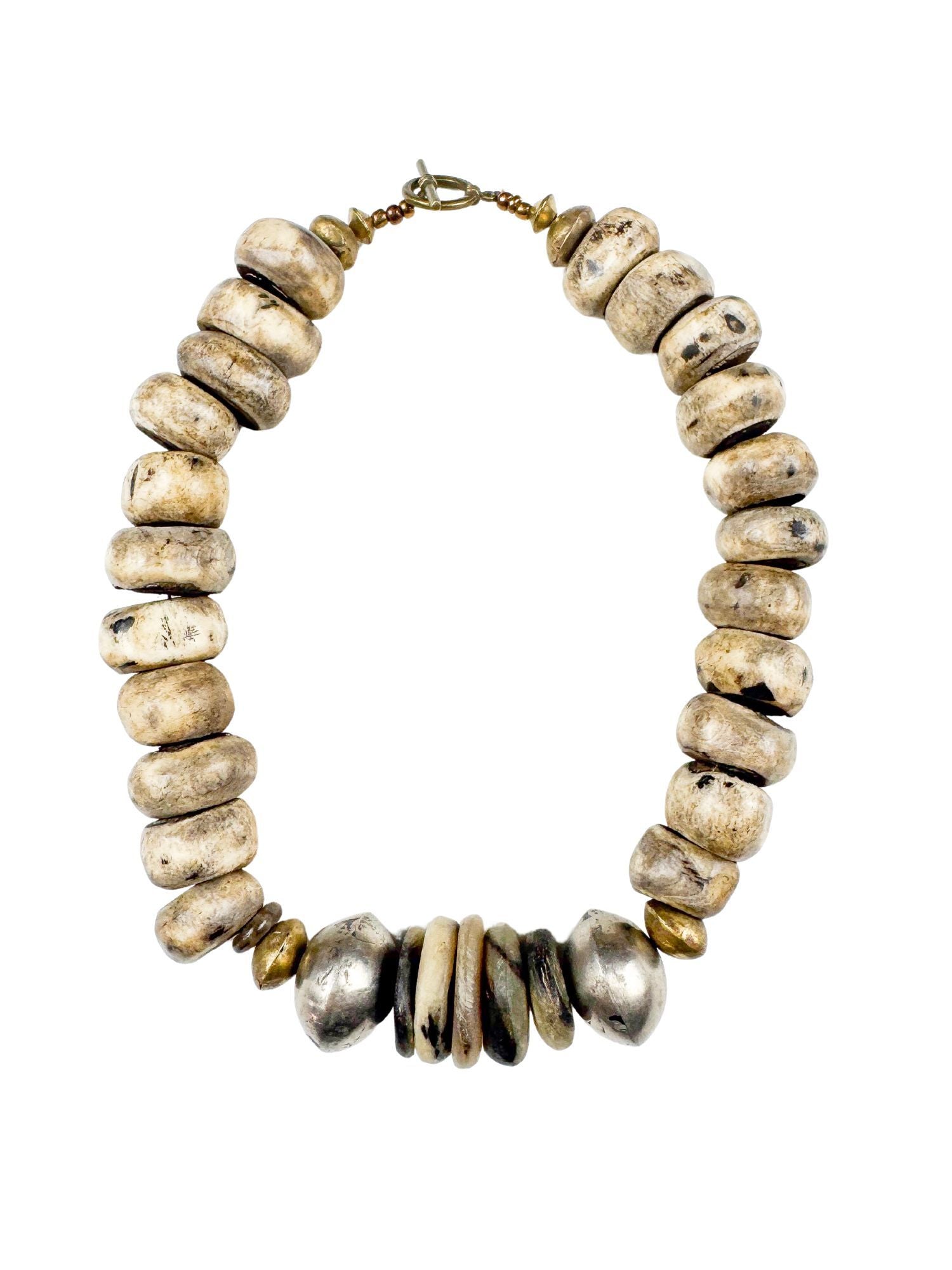 Classic Bone Necklace | Slate