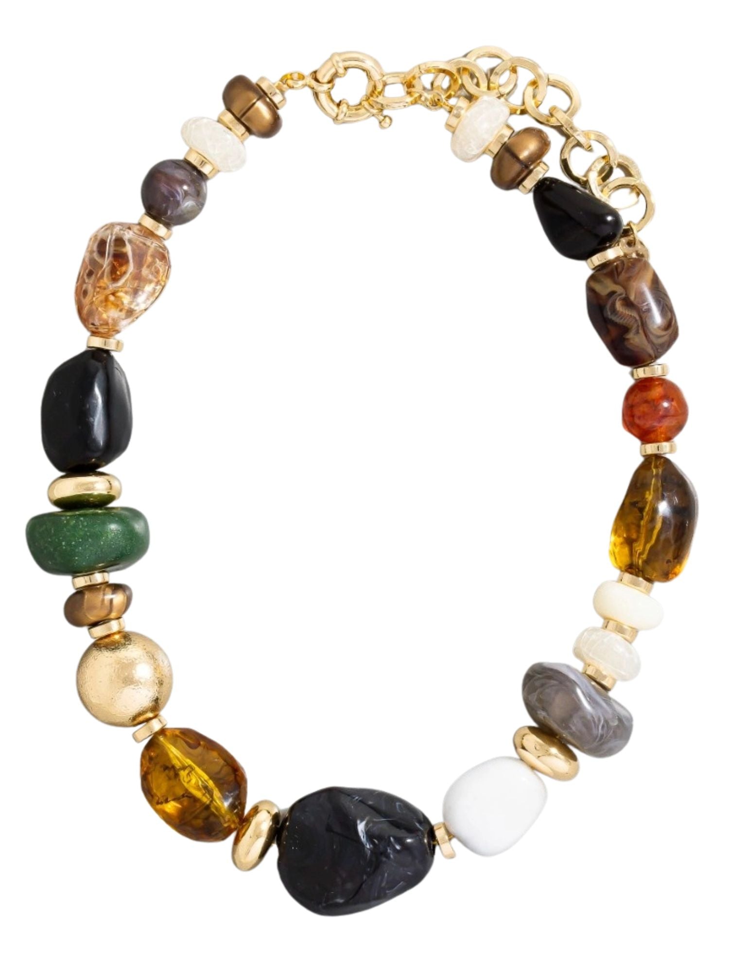 Marble Acrylic Necklace | Midnight Rodeo | Final Sale