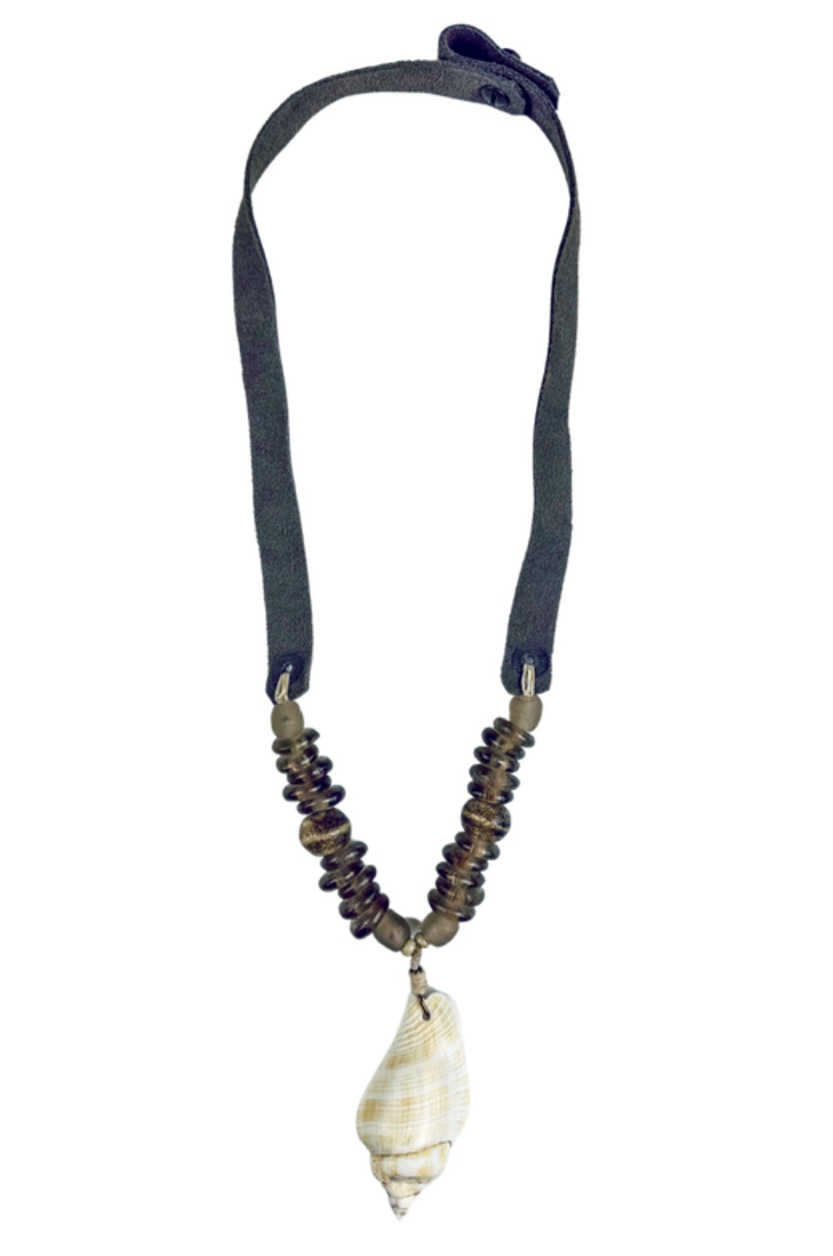 Slim Shell Necklace | Earth
