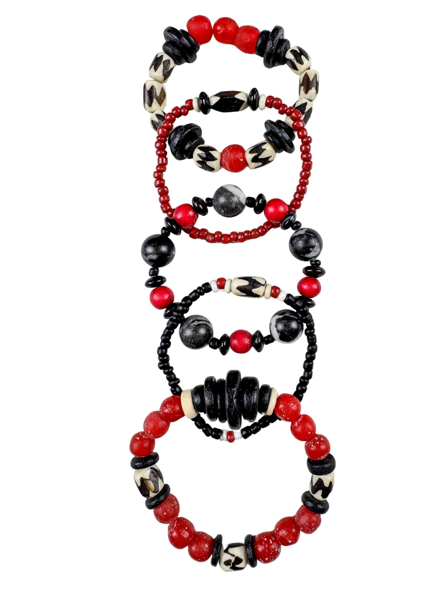 Arm Party | Red + Black