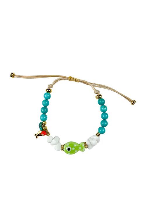 Beaded Fish Bracelet | Coral Bay