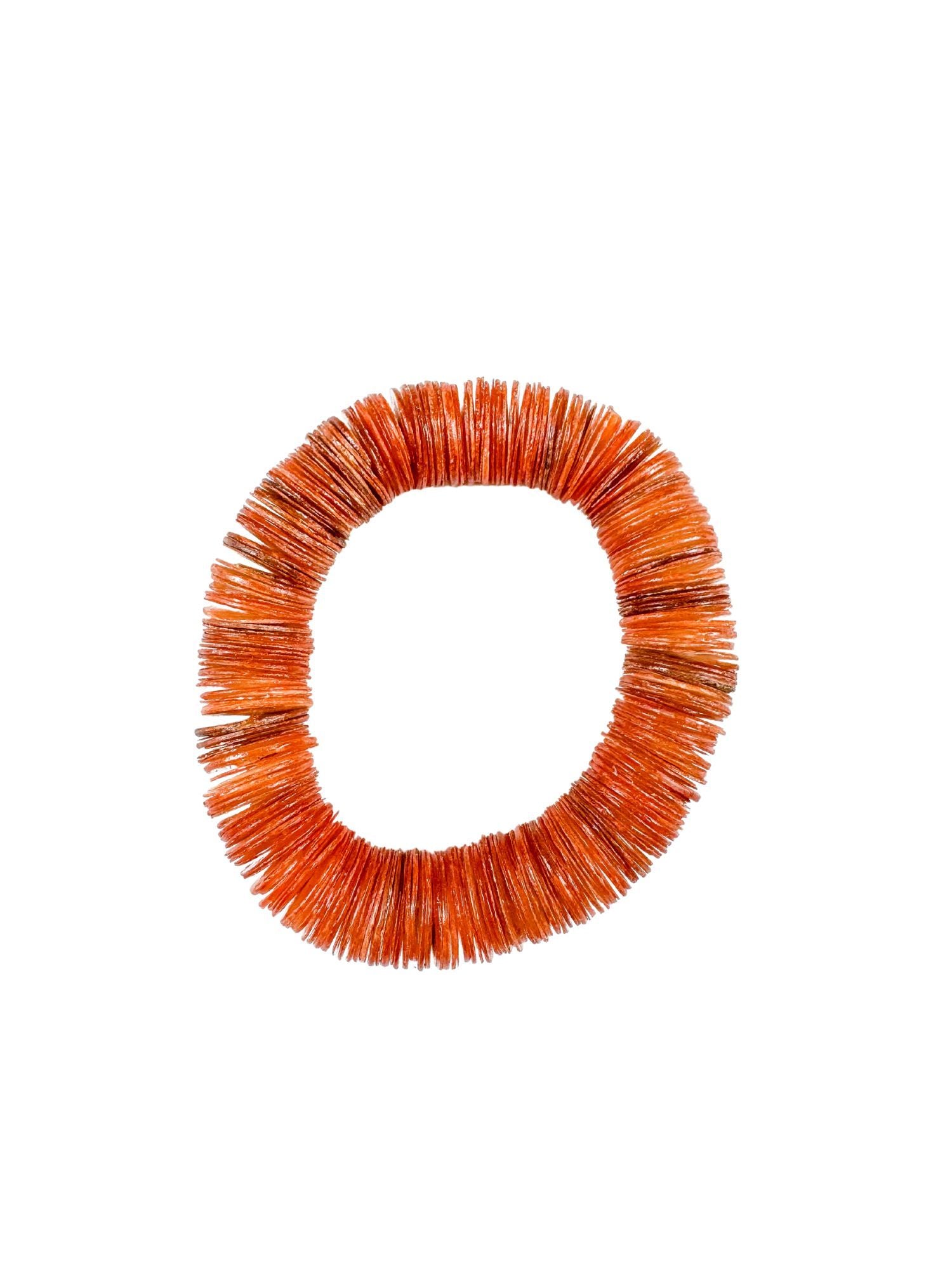 Shell Disc Bracelet | Orange