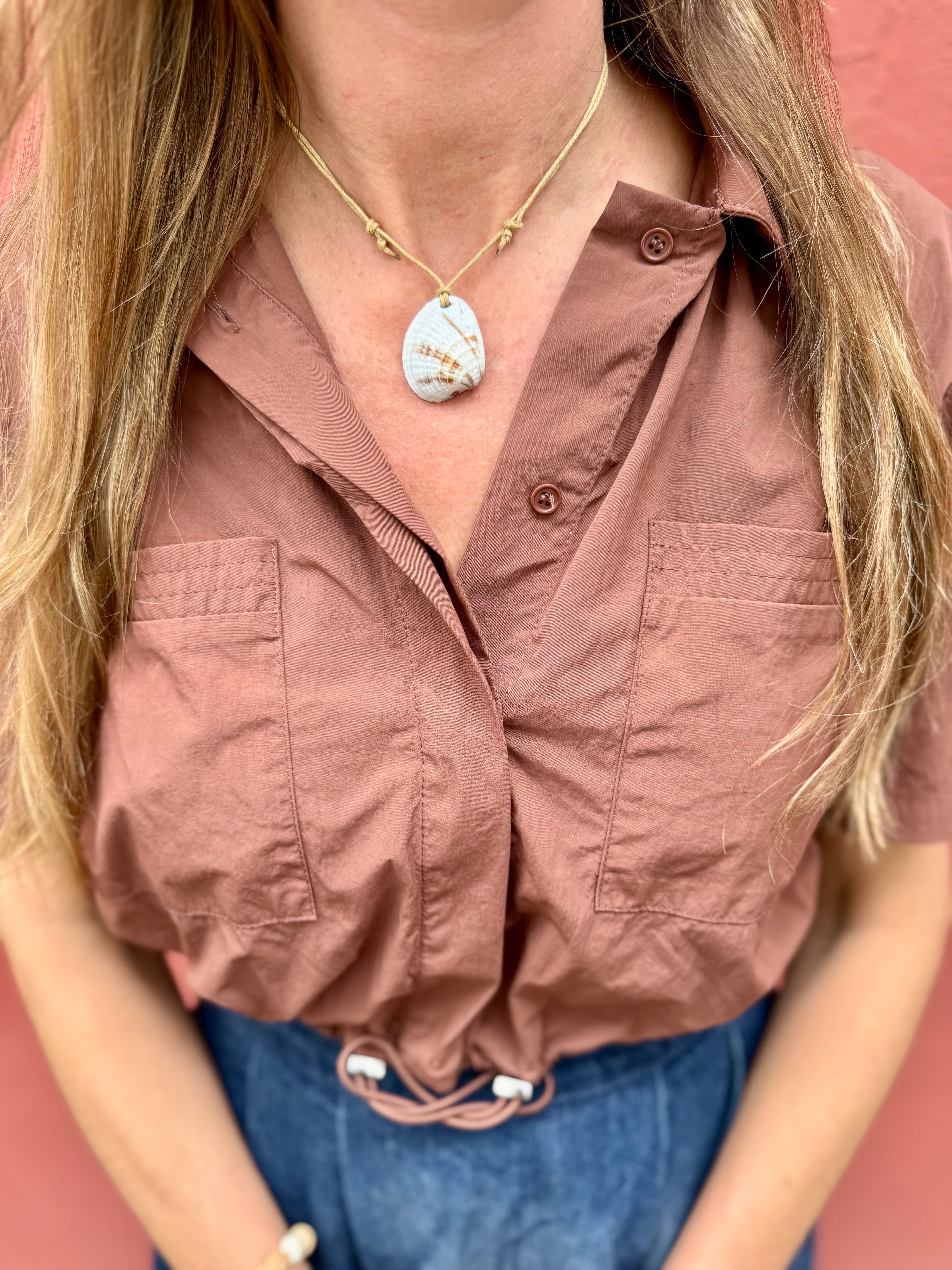 Cord Shell Necklace | No. 4