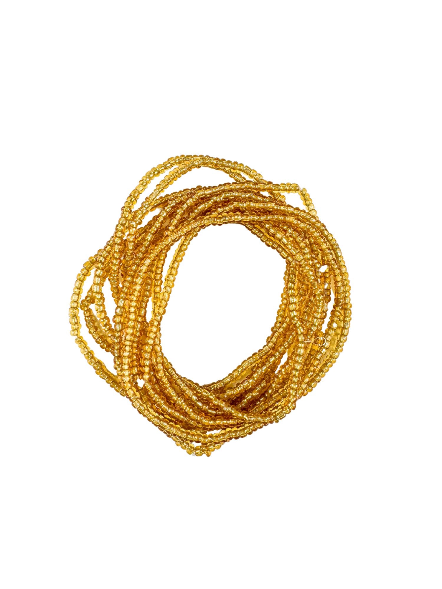 Thin Seed Bracelet Set | Gold