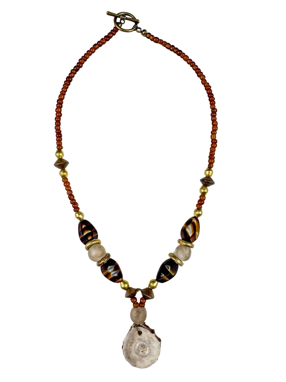 Seed Burr Necklace | Amber | Final Sale