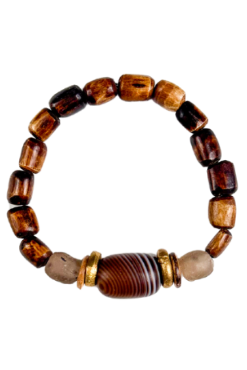 Tribal Stack Bracelet | Brown