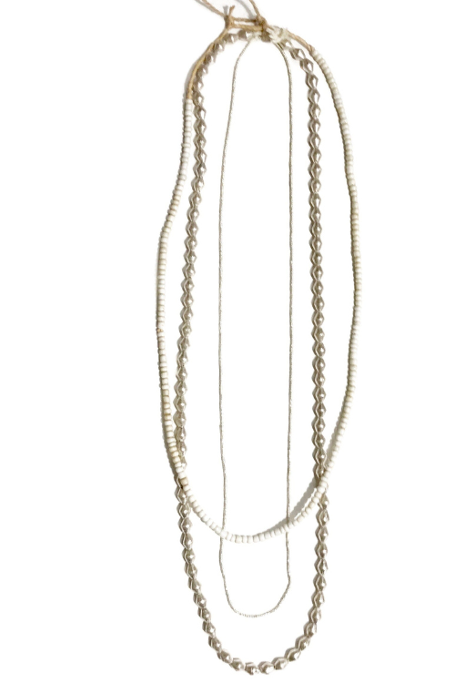 Layer Necklace Set | Metallic | Silver