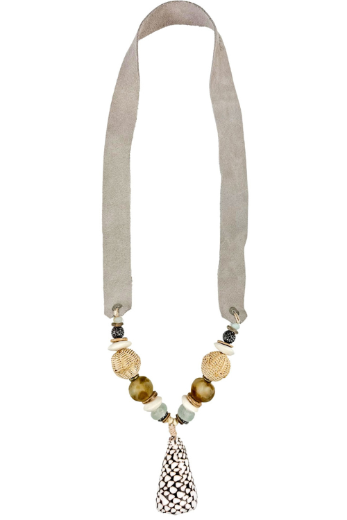 Shell Necklace | Sea Glass