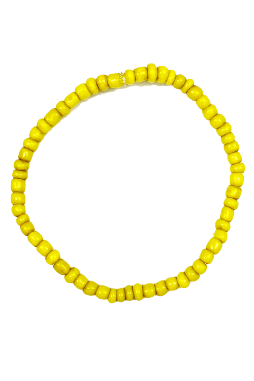 Simple Seed Bracelet | Yellow