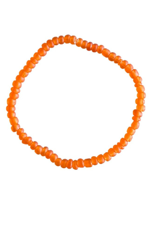 Simple Seed Bracelet | Orange