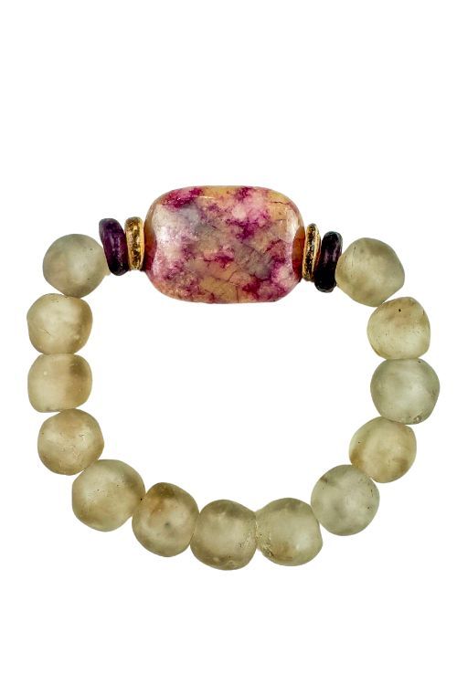 Intricate Stack Bracelet | Purple | Final Sale