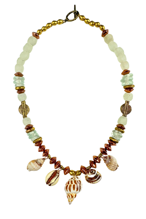 Tribal Shell Necklace | Mist & Metal