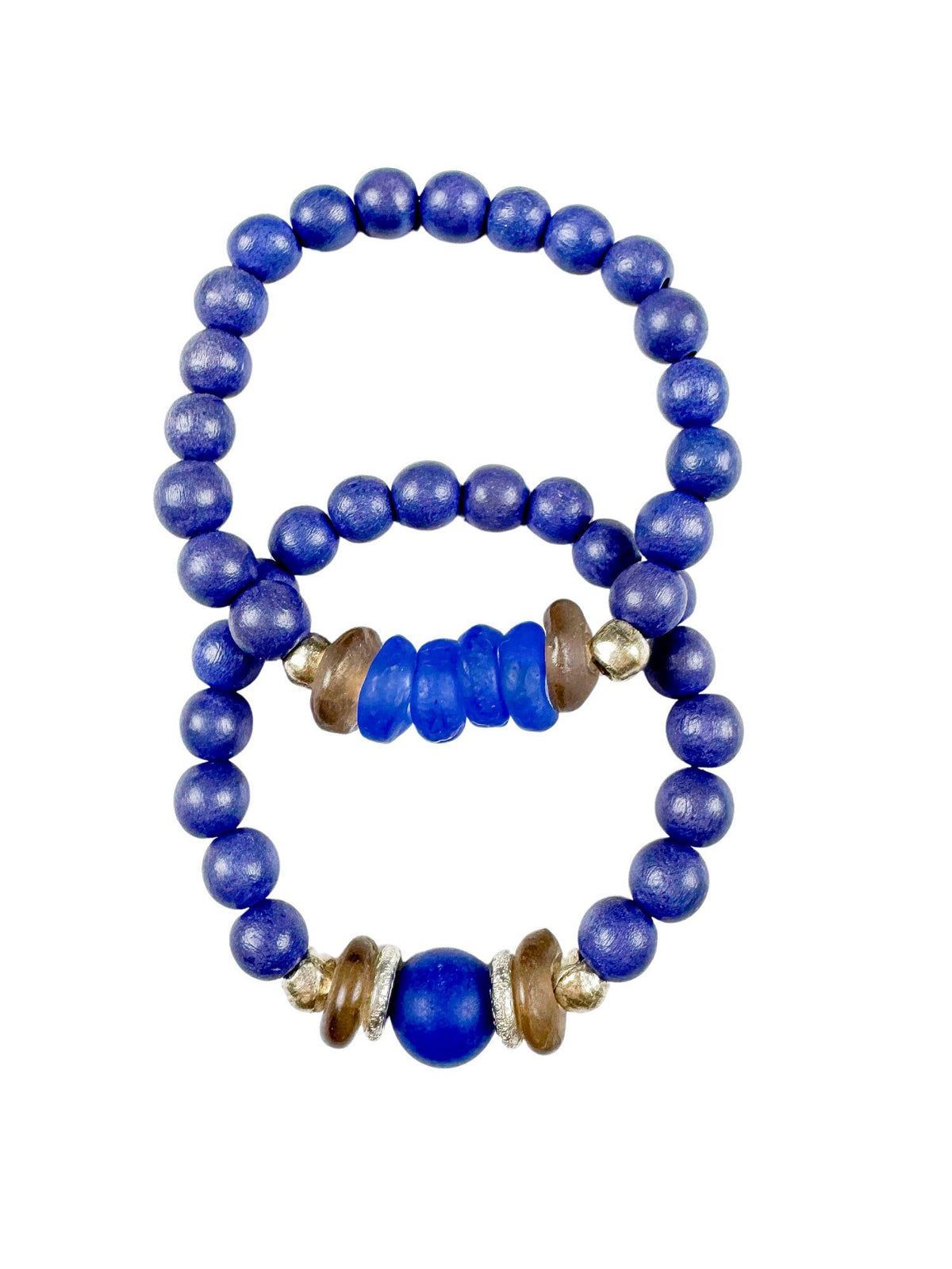 Duo Bracelet Set | Denim | Final Sale