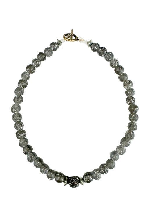 Versa Necklace | Pavé