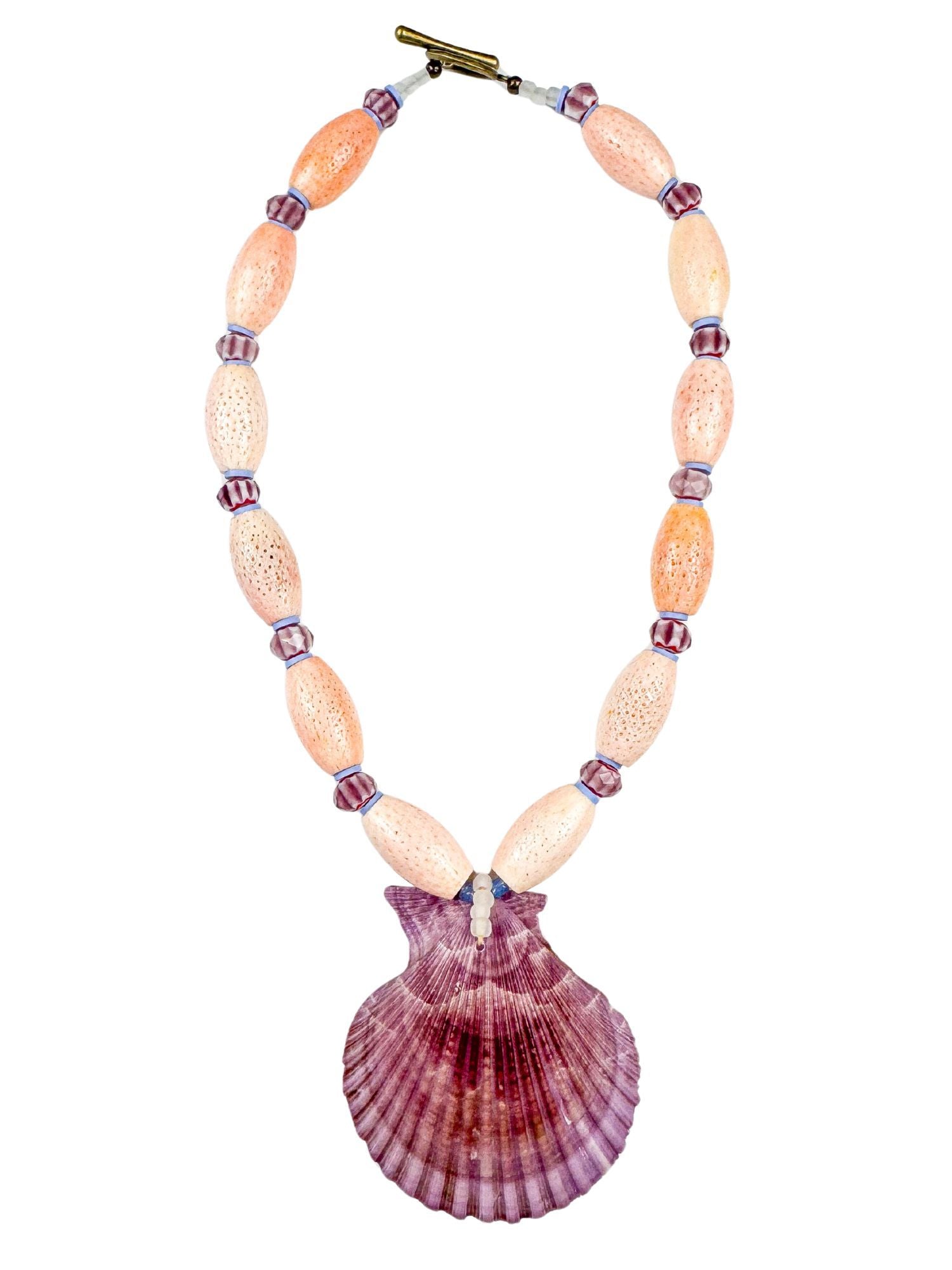 Classic Shell Necklace | Sunwashed Coral