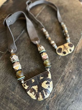 Slim Turtle Necklace | Earth
