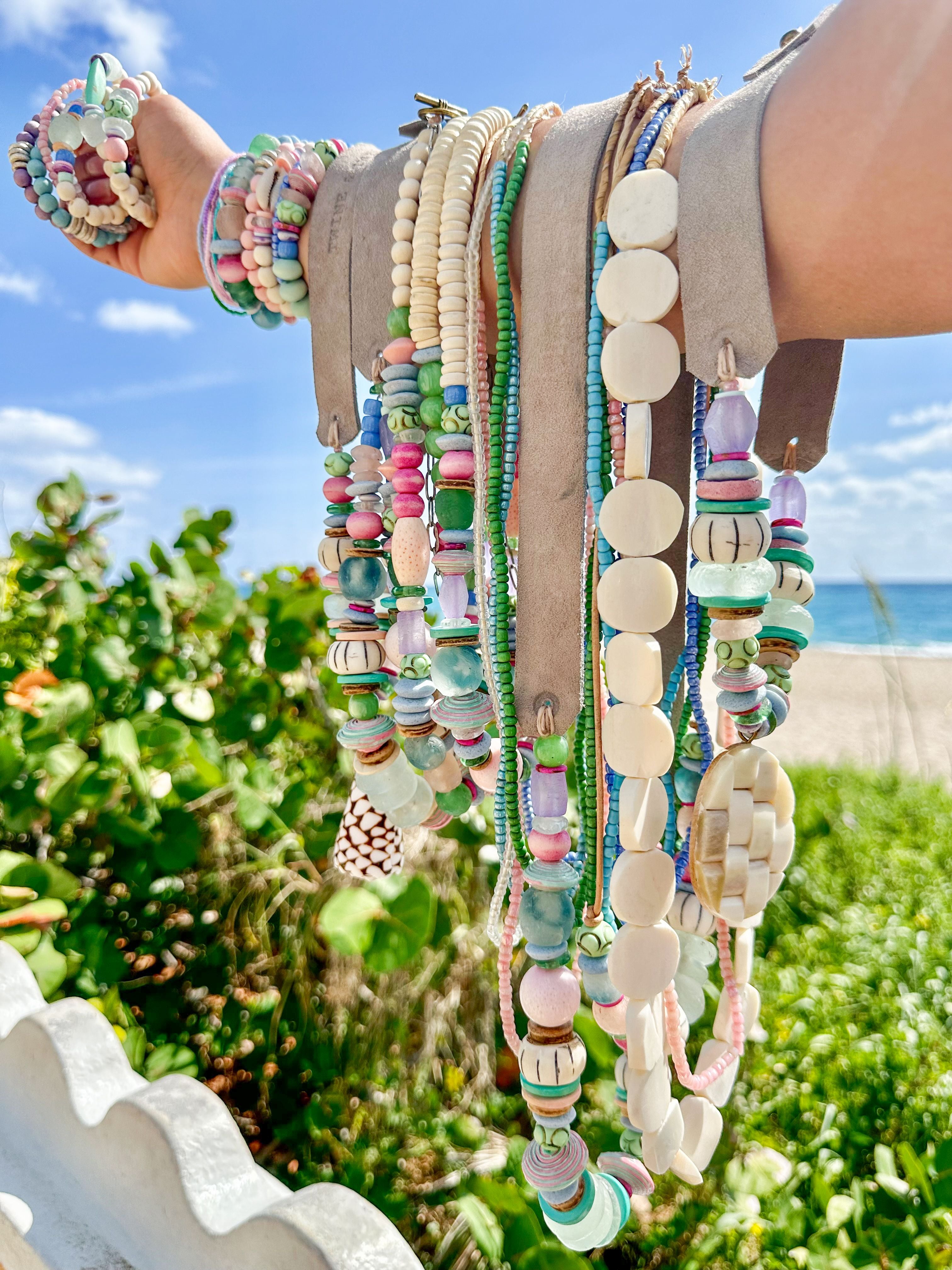 Simple Stack Bracelet | Blush