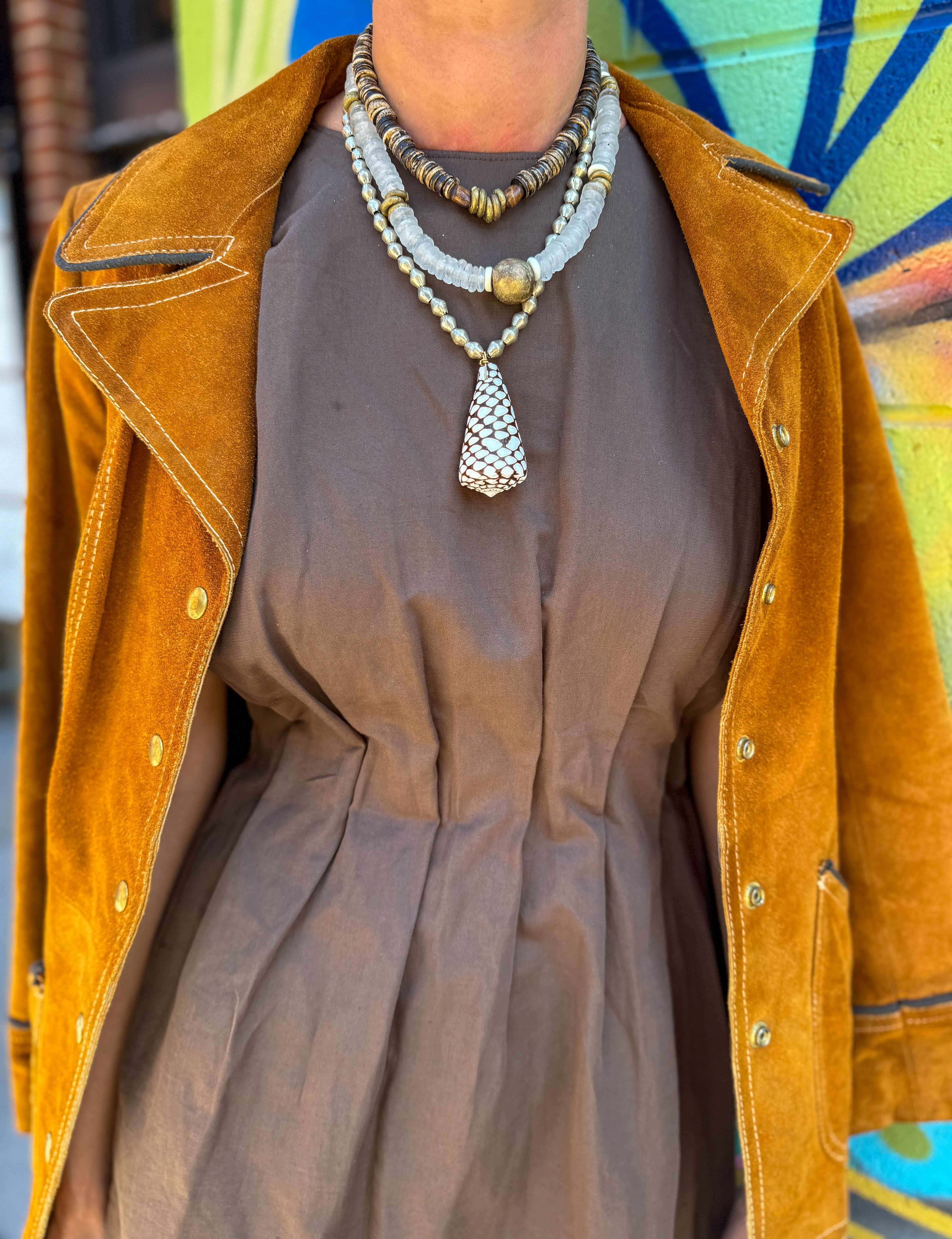 Classic Glass Necklace | Mist