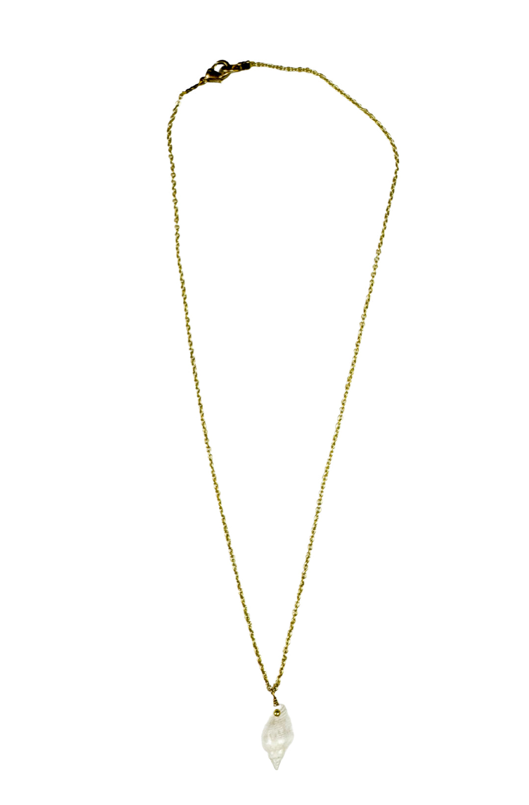 Shell Chain Necklace | Gold