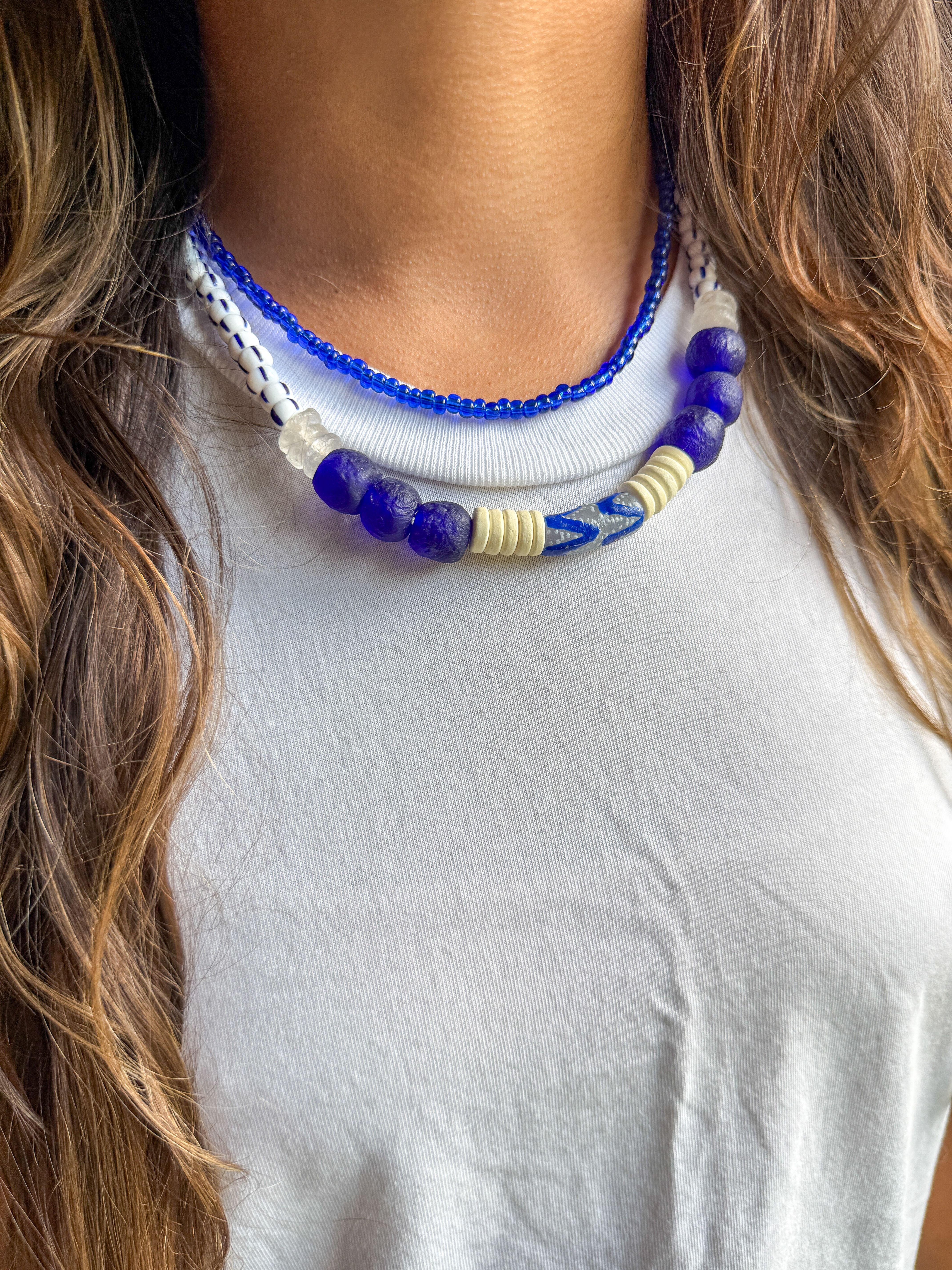 Seed Classic Necklace | Dark Blue