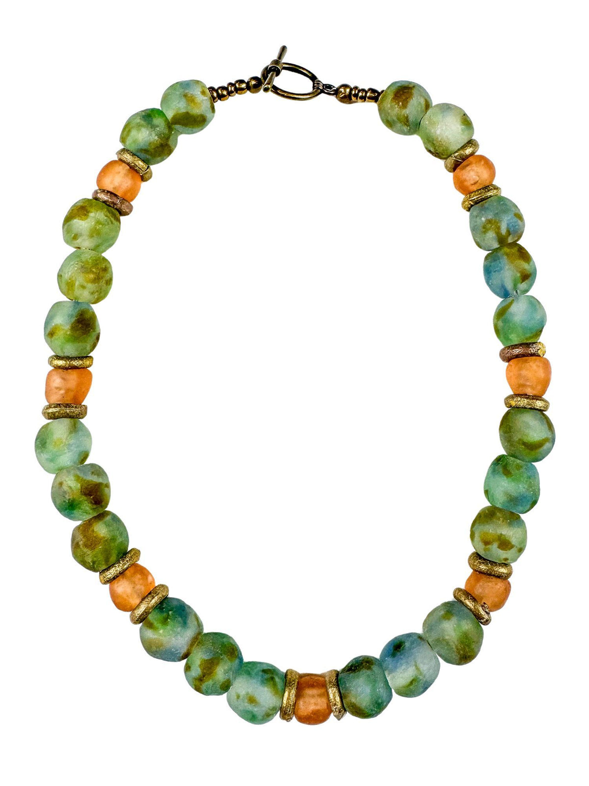 Classic Glass Necklace | Earth | Final Sale
