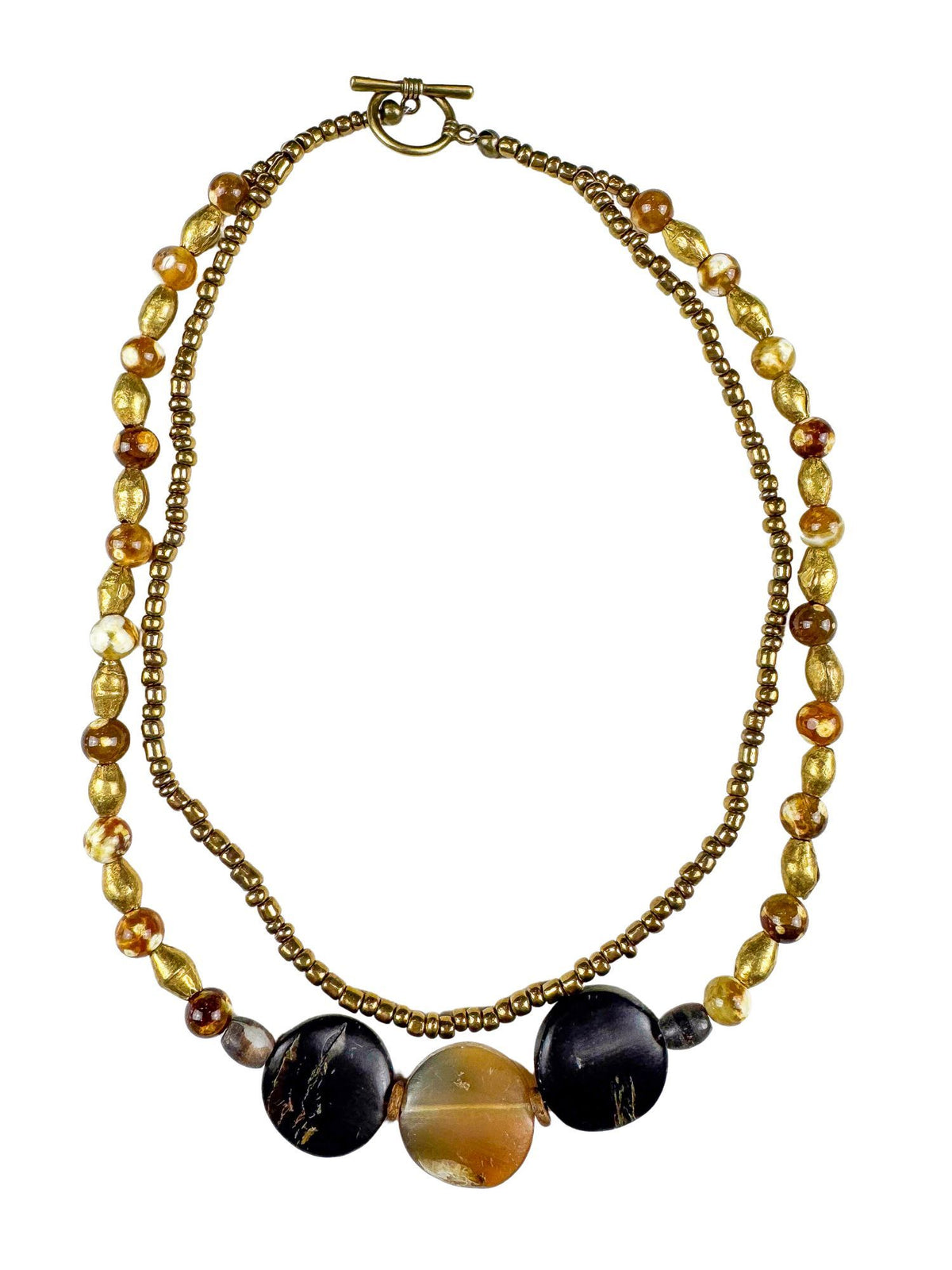 Layered Necklace | Mocha | Final Sale