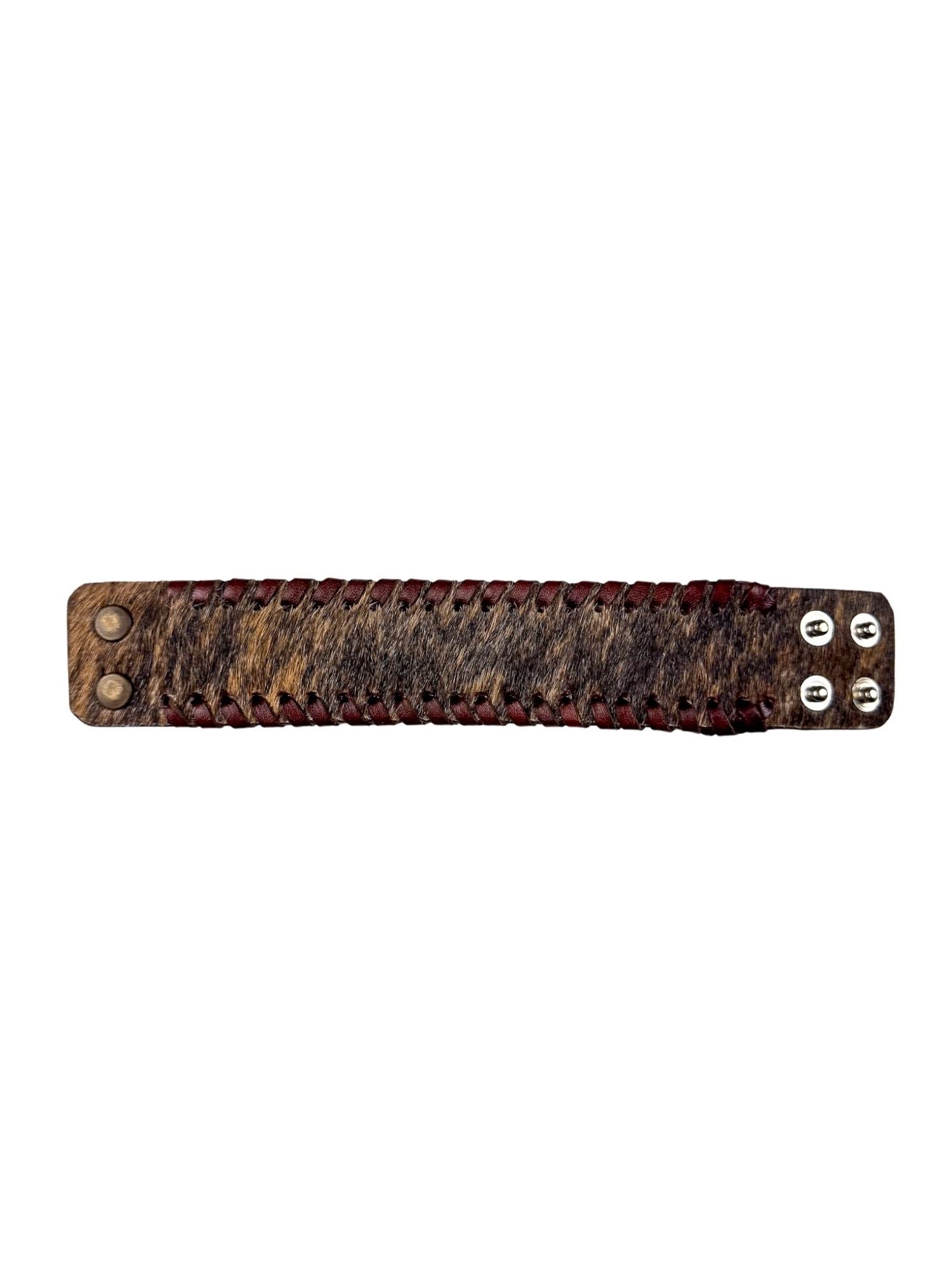 Horse Hair Cuff Bracelet | Brown + Black