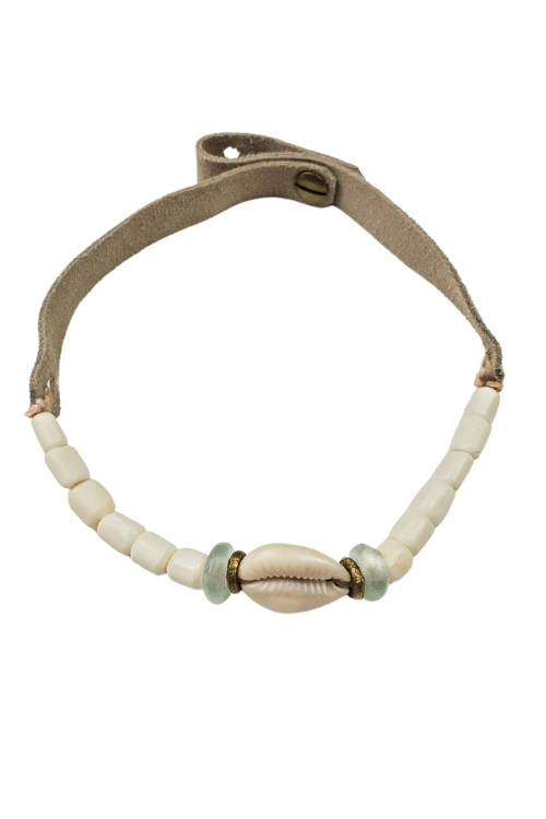 Slim Choker Necklace | Cowrie