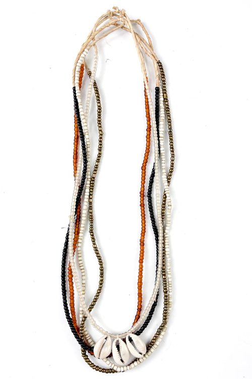 Cowrie Layer Necklace Set | Neutral
