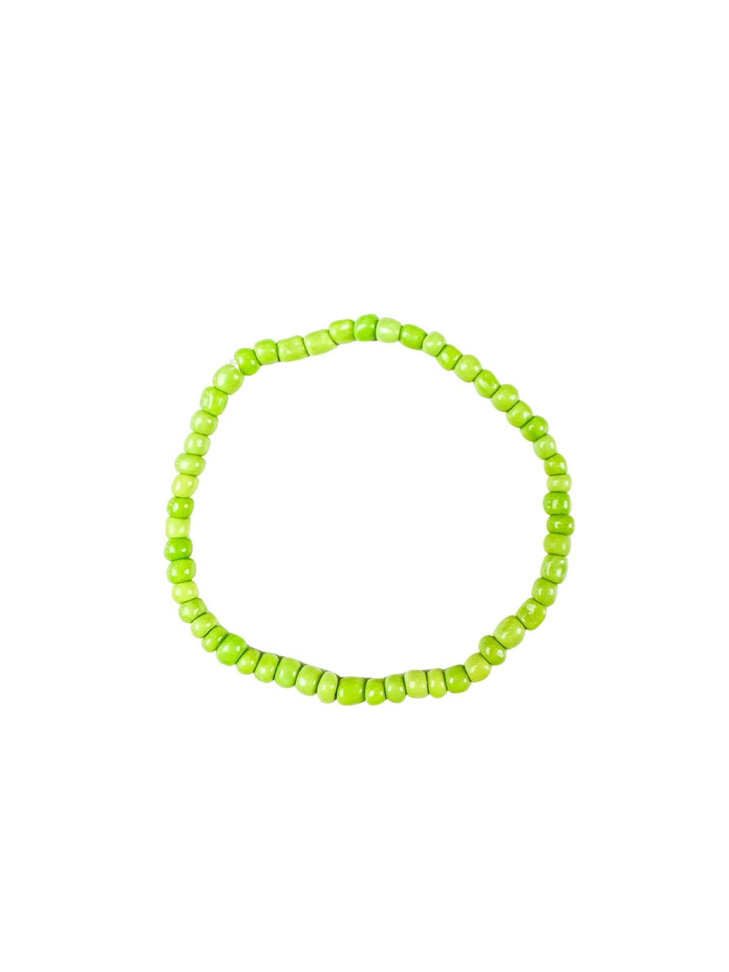 Simple Seed Bracelet | Chartreuse