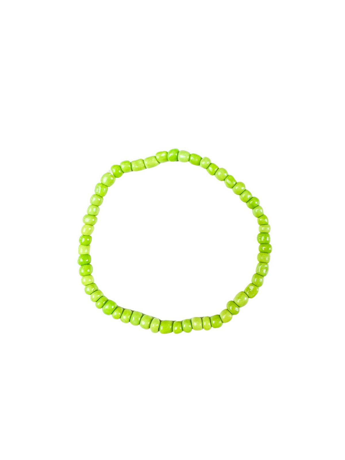 Teen Simple Seed Bracelet | Chartreuse | Final Sale