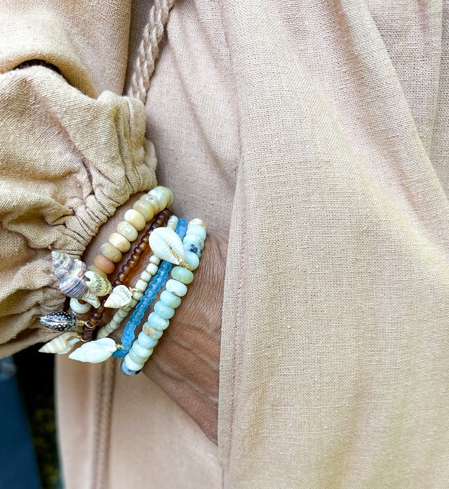 Tribal Shell Bracelet | Brown