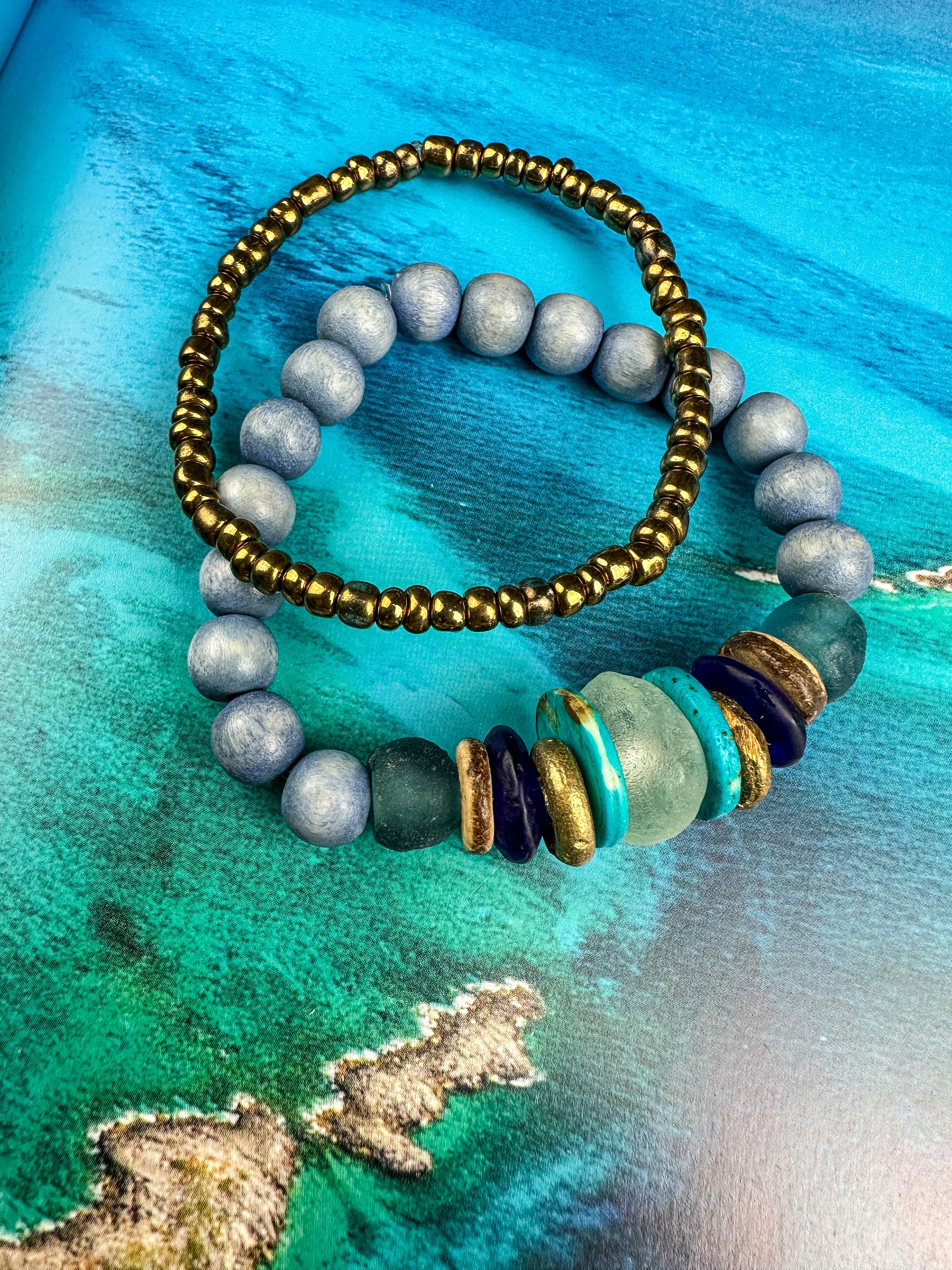 Duo Bracelet Set | Maldives