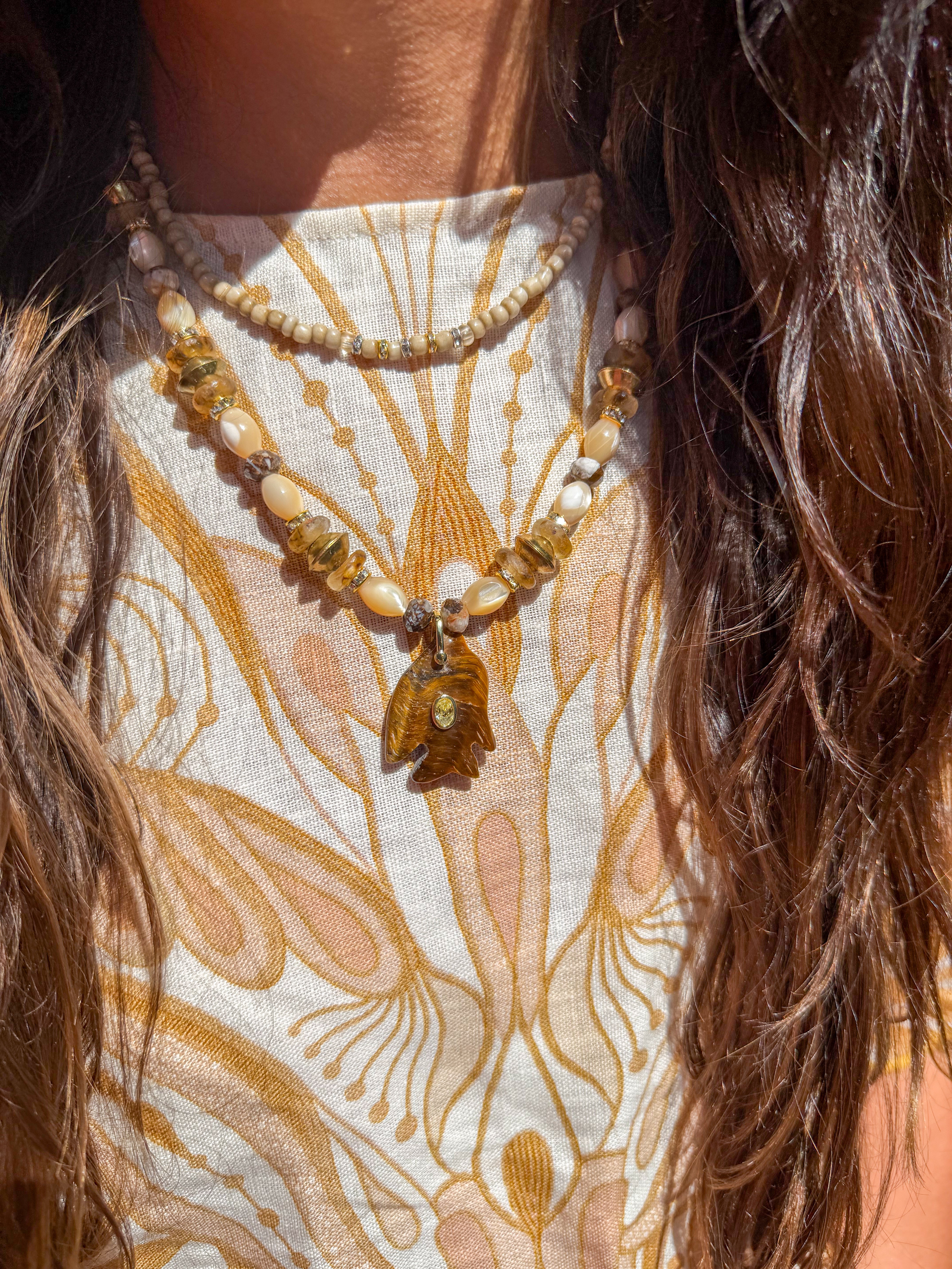 Seed Classic Necklace | Golden Hour