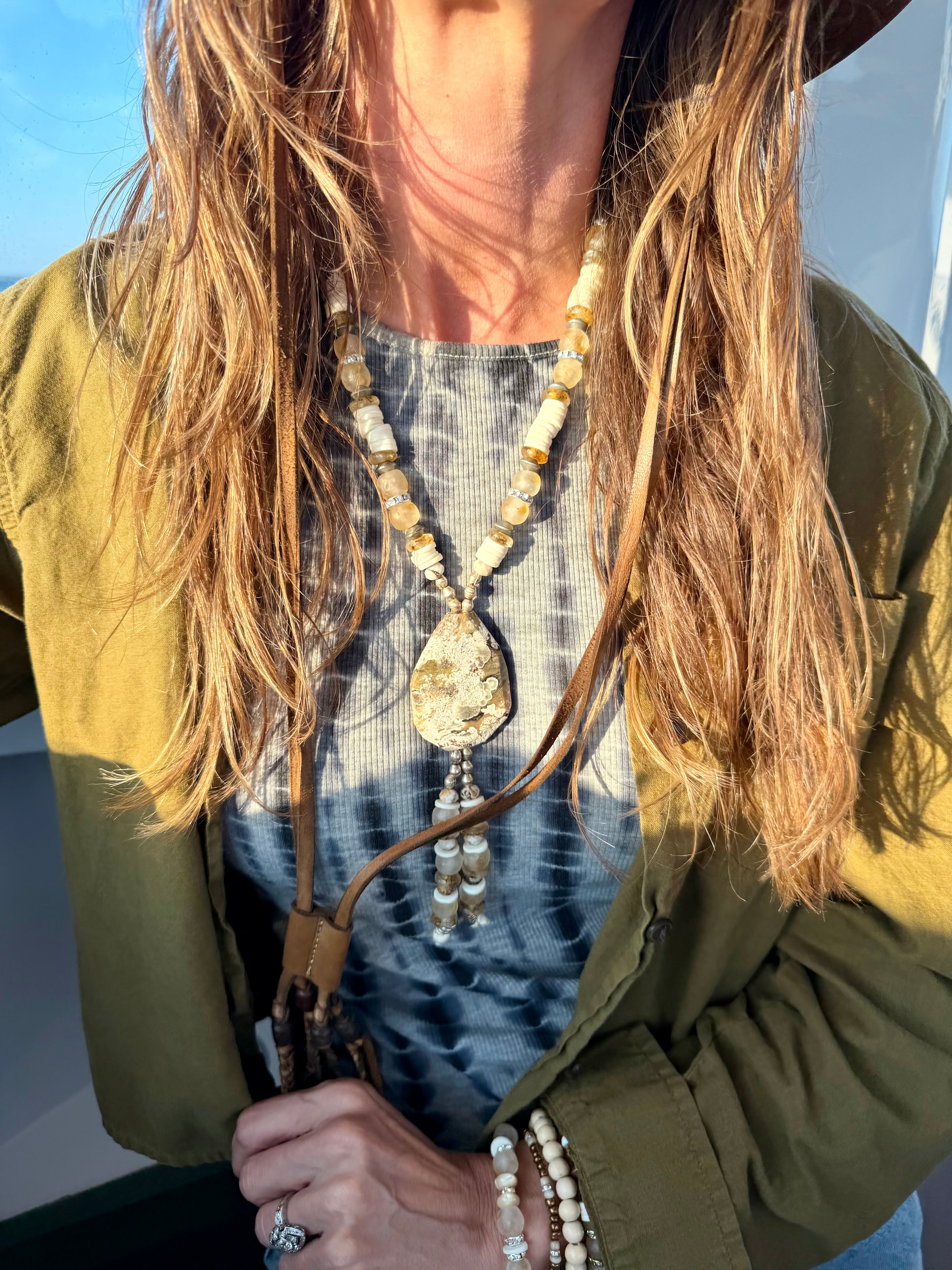 Lariat Necklace | Golden Hour
