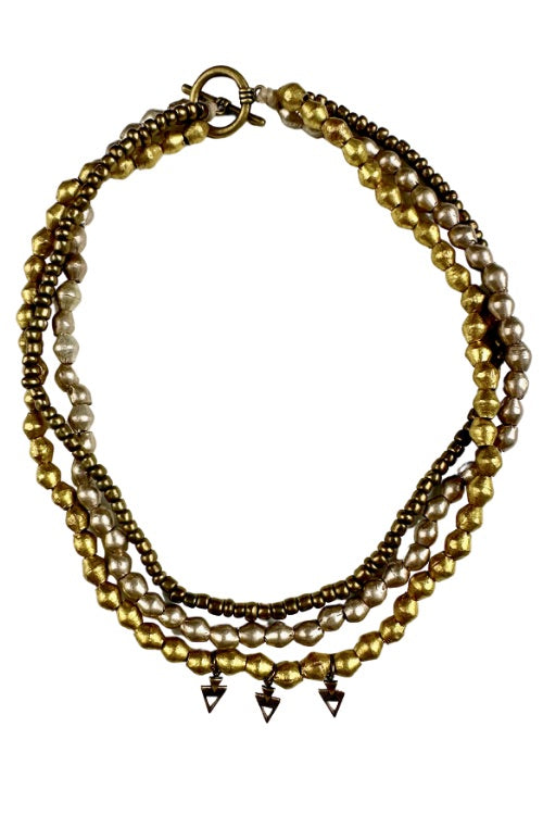 Metal Choker Necklace | Art Deco