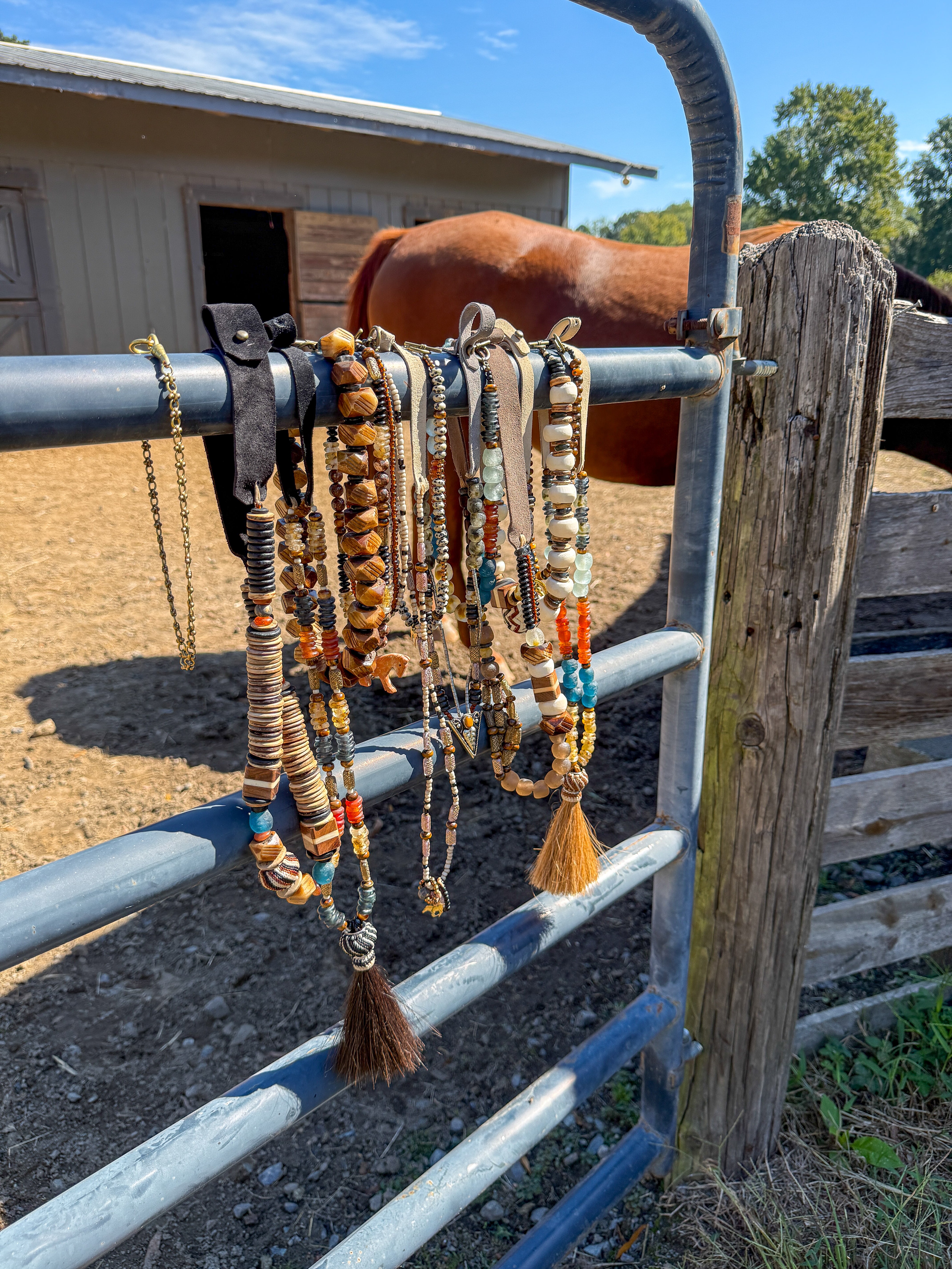 Long Seed Necklace | Equestrian