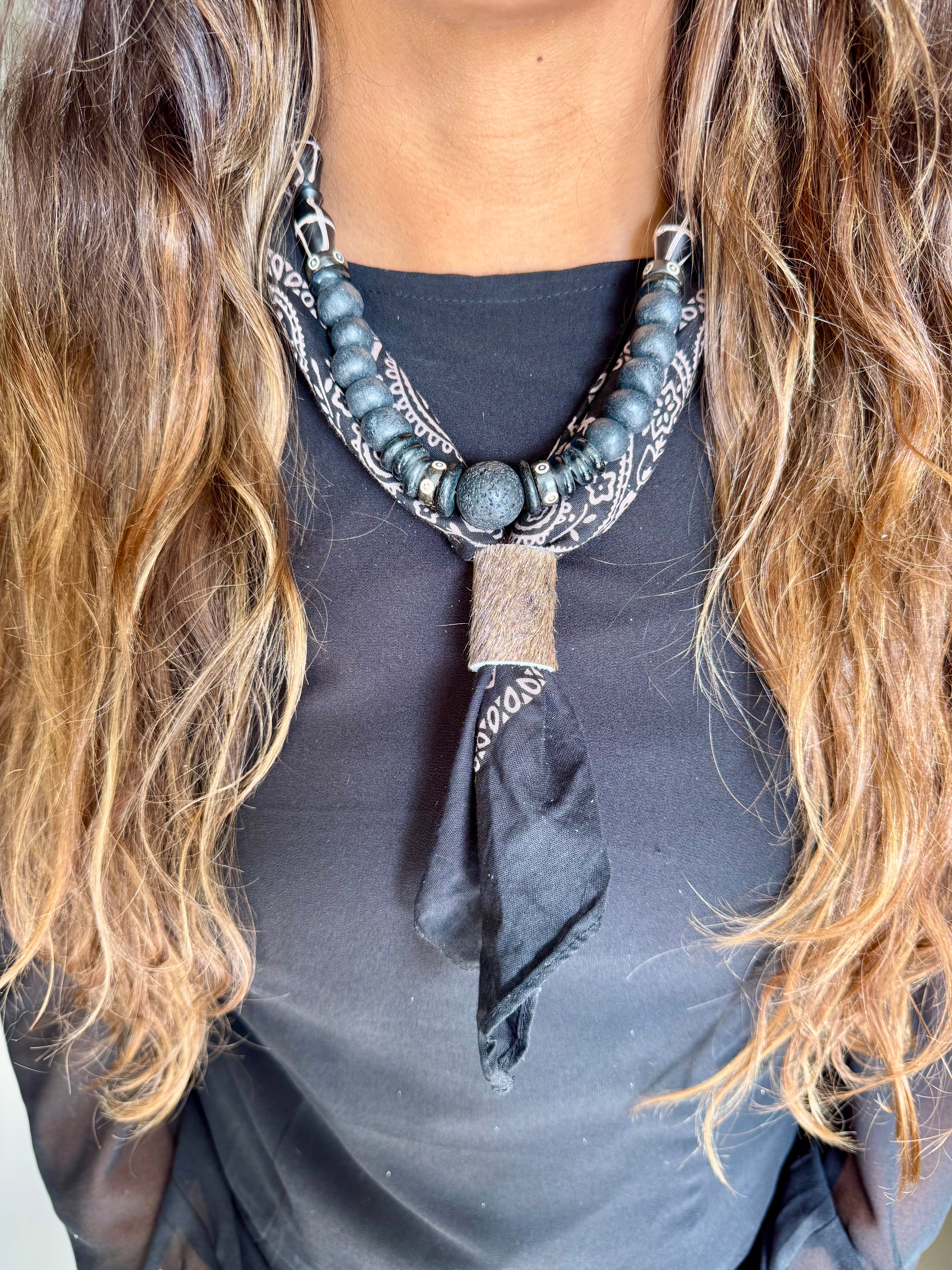 Bandana Necklace | Black | Edition 1