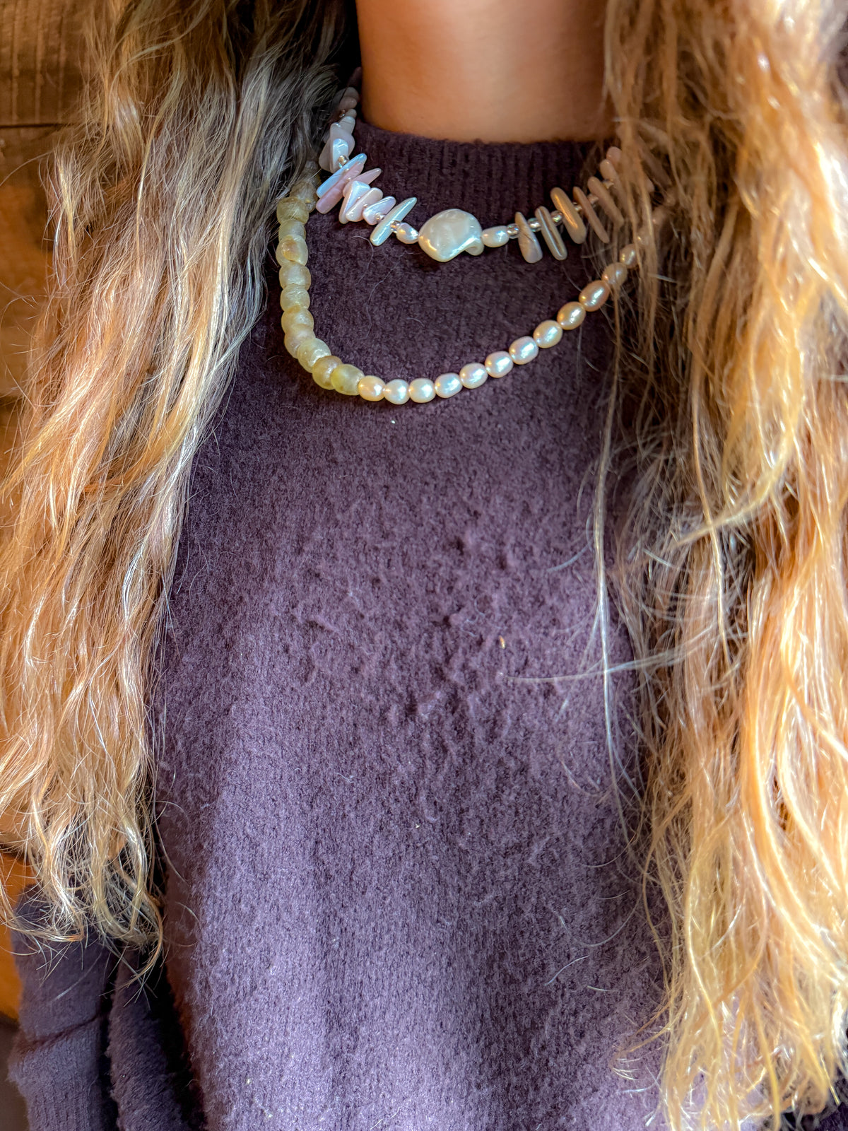 Classic Necklace | Mixed Blush
