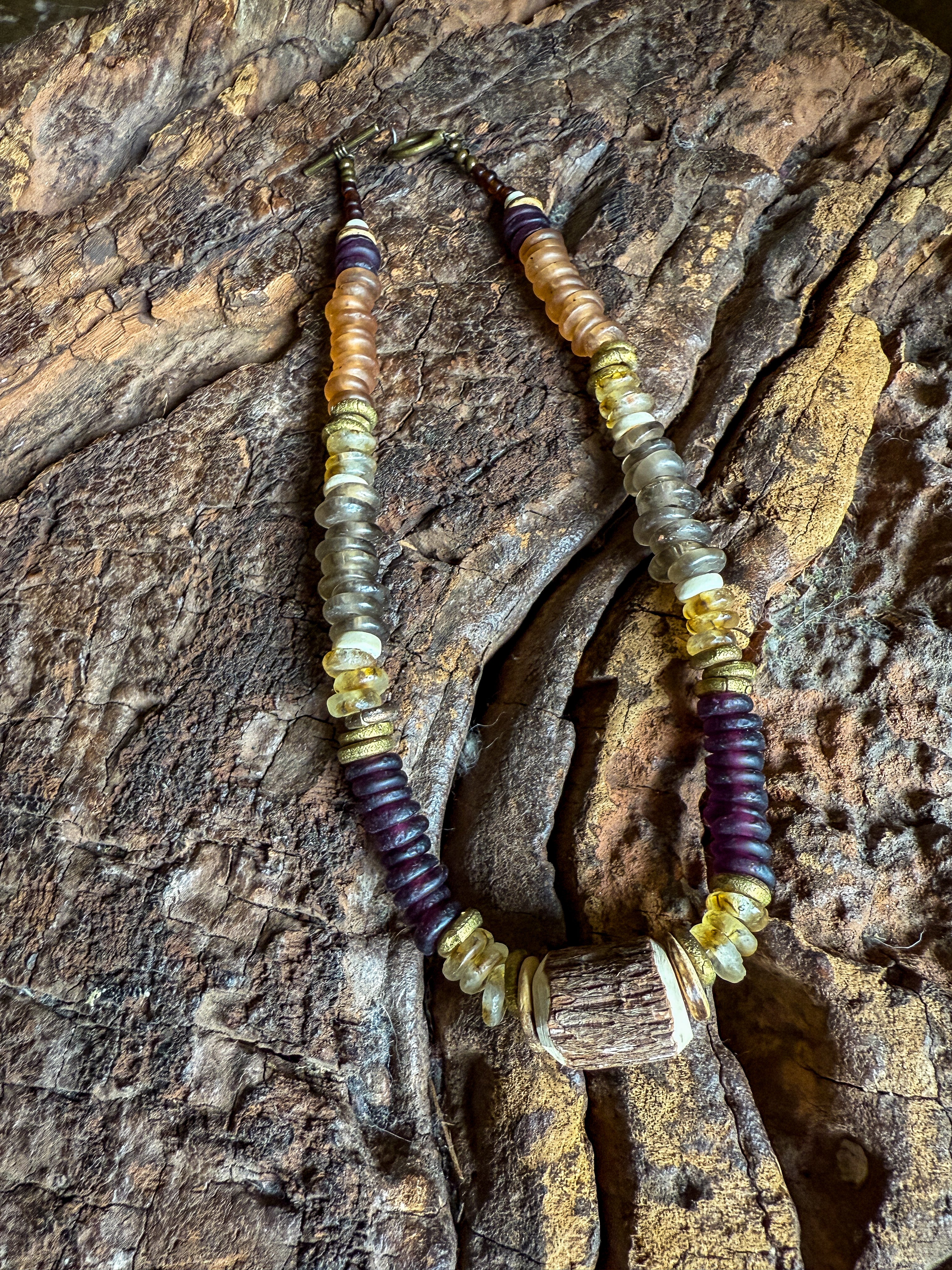 Classic Necklace | Mixed Glass Roots