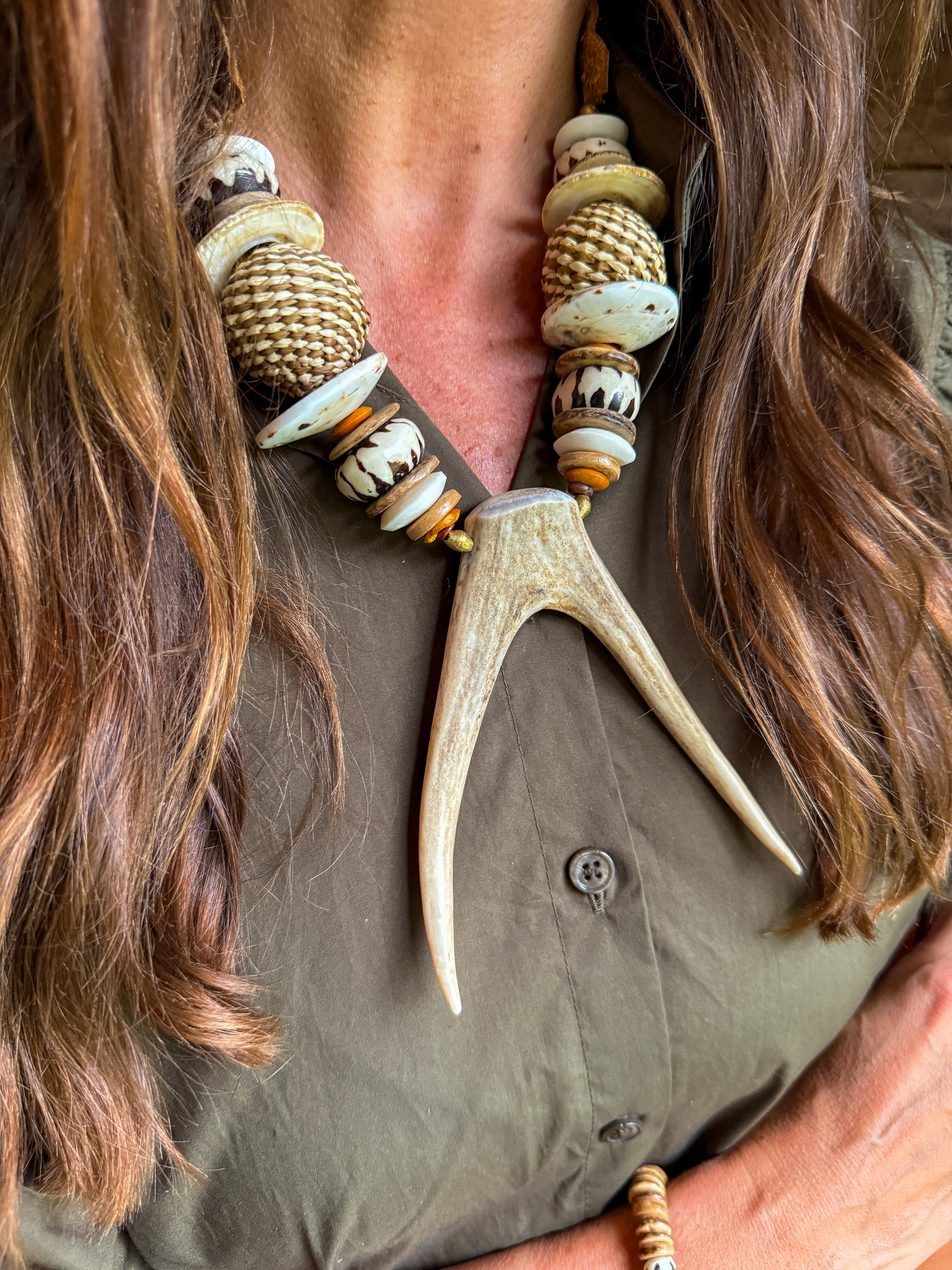 Mid Antler Necklace | Origins