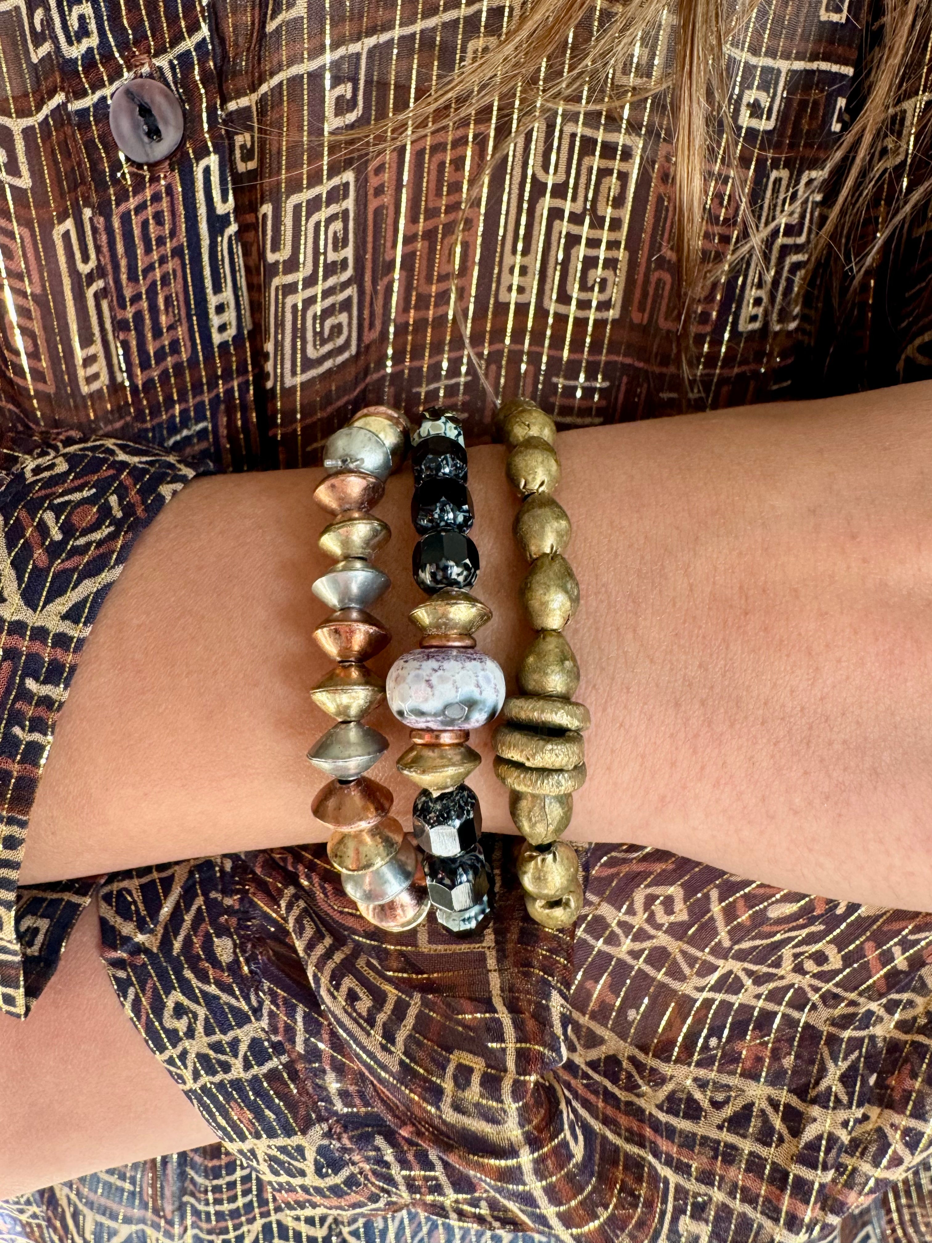 Tribal Stack Bracelet | Slate