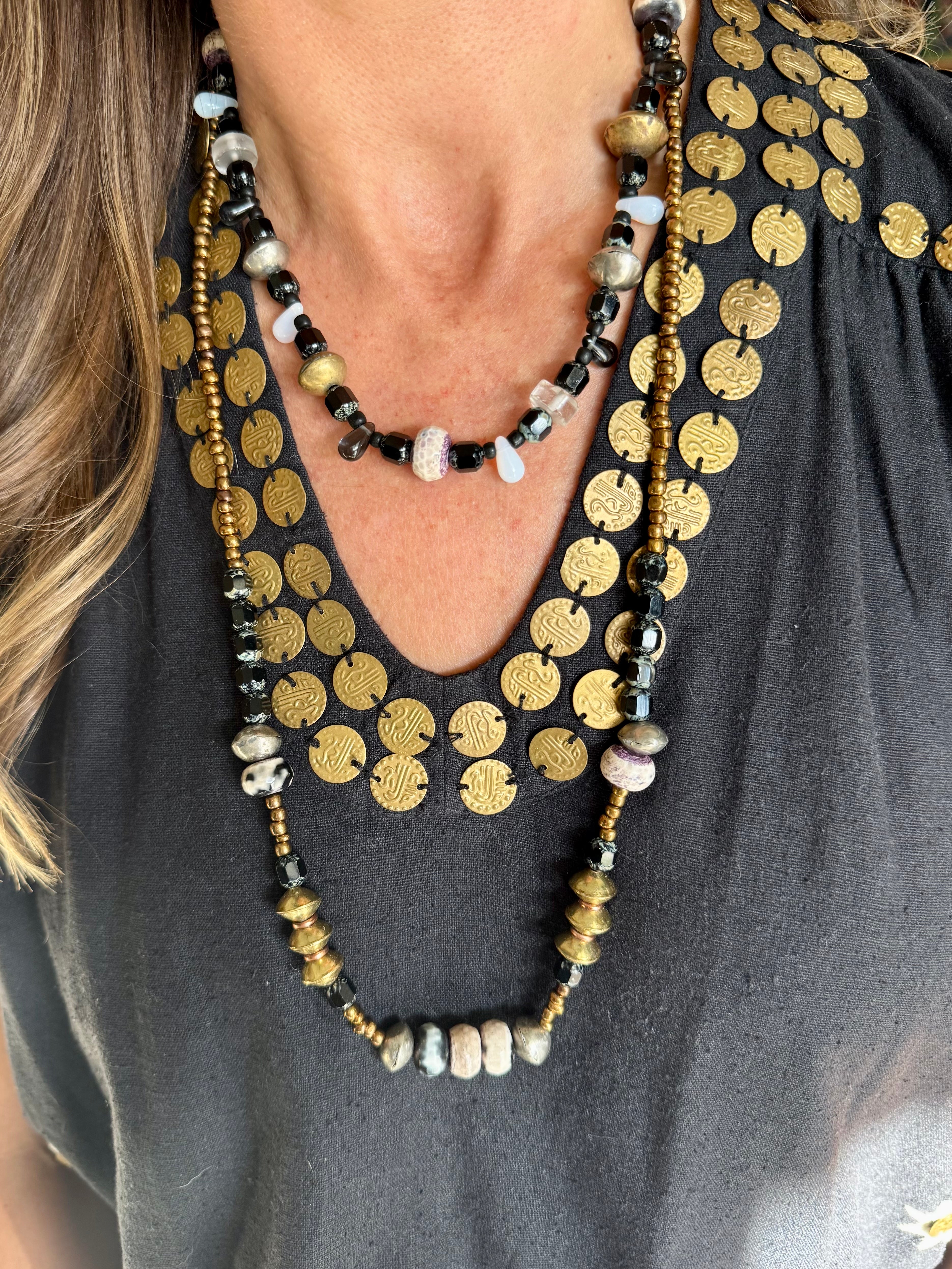 Classic Drop Necklace | Slate