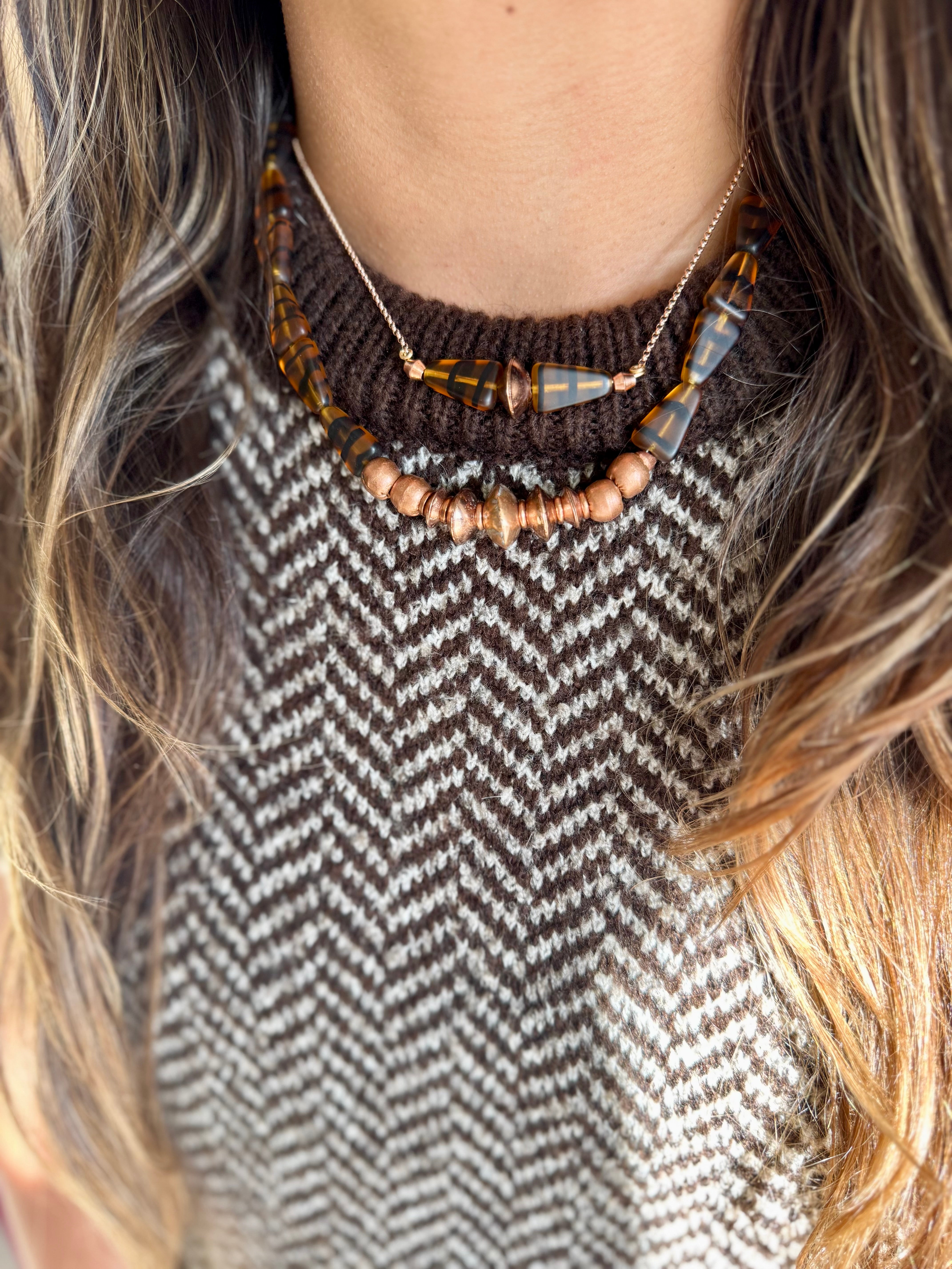 Classic Necklace | Amber