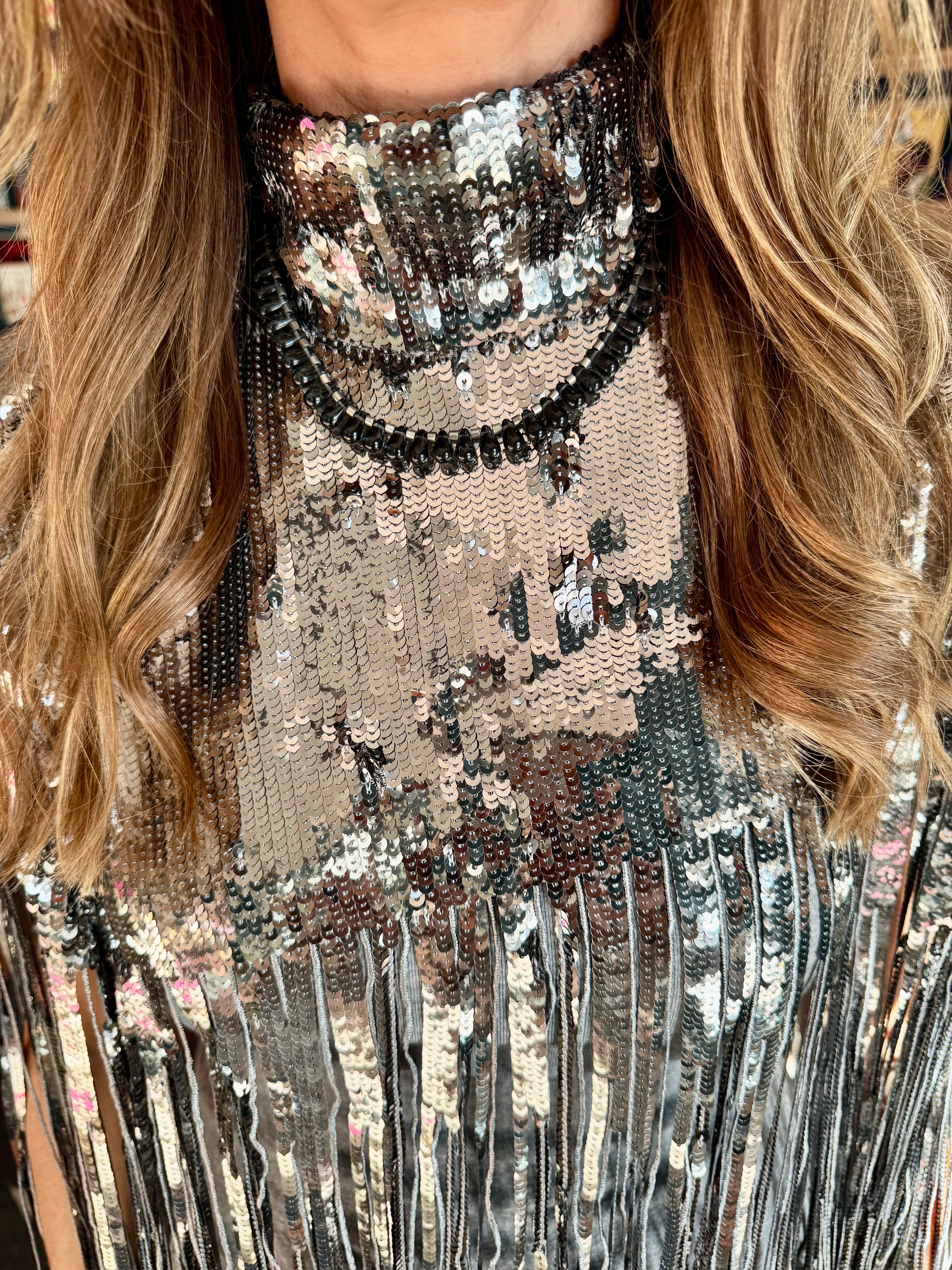 Classic Drop Necklace | Gunmetal