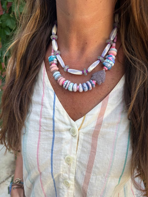 Classic Necklace | Lilac | Final Sale