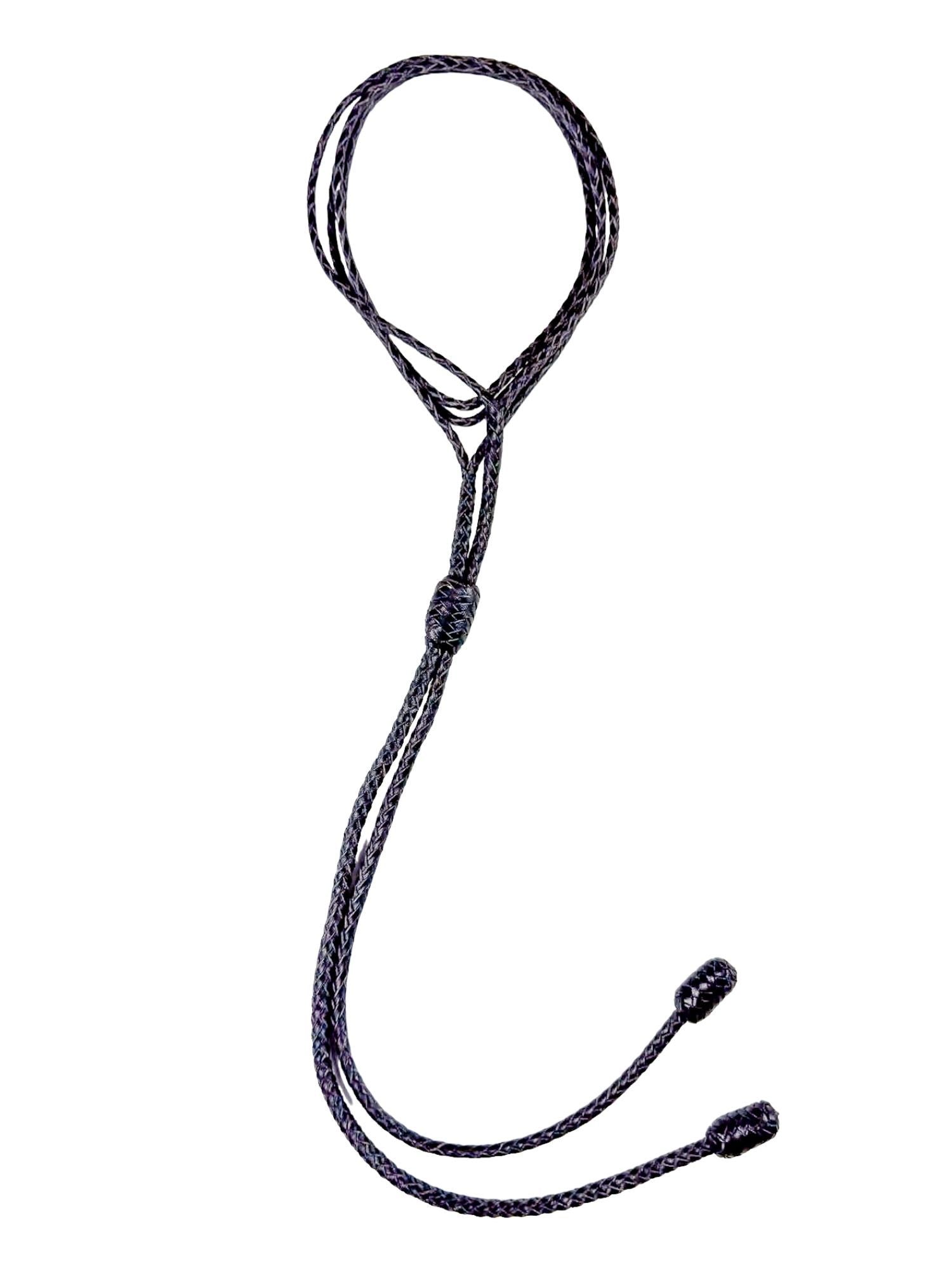 Bolo Leather Necklace | Black